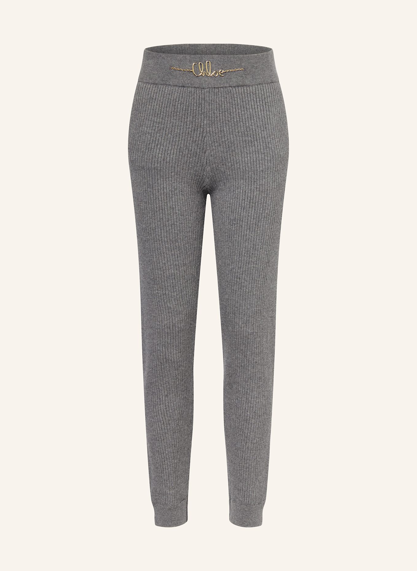 Chloé Strickhose: GRAU
