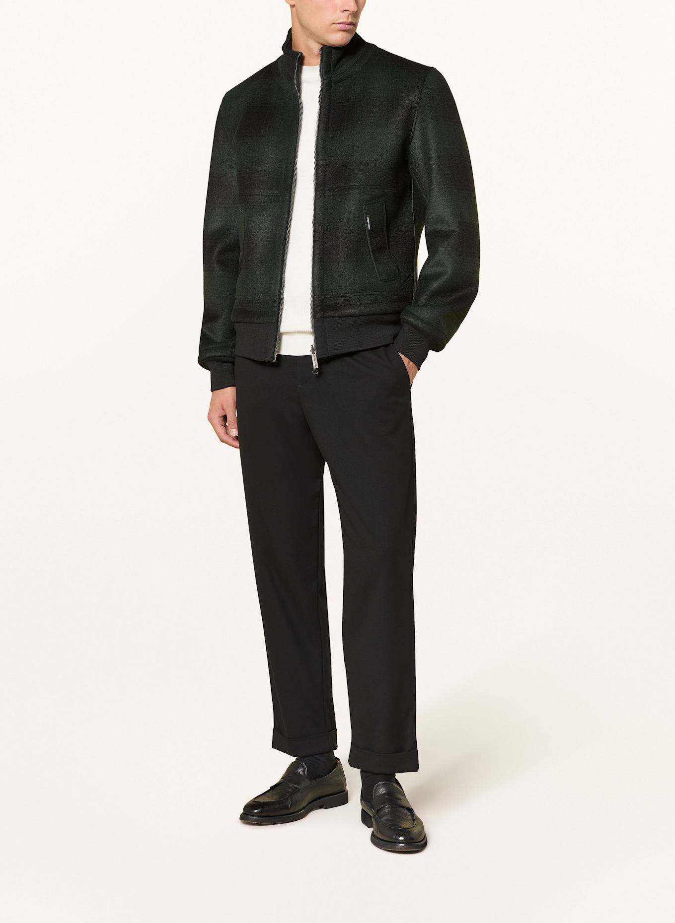 COLMAR Blouson zum Wenden: DUNKELGRÜN / SCHWARZ