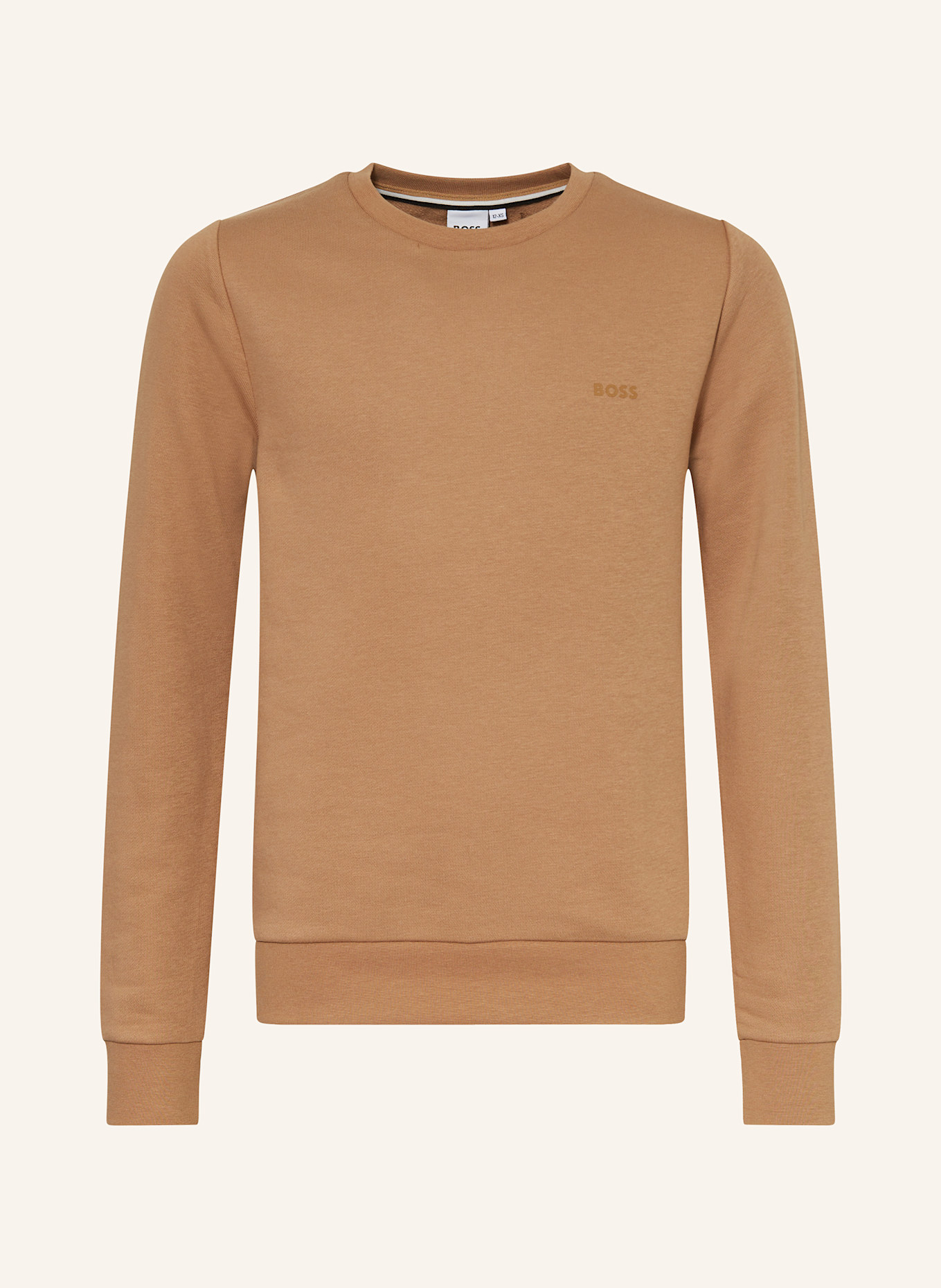 BOSS Sweatshirt: BEIGE