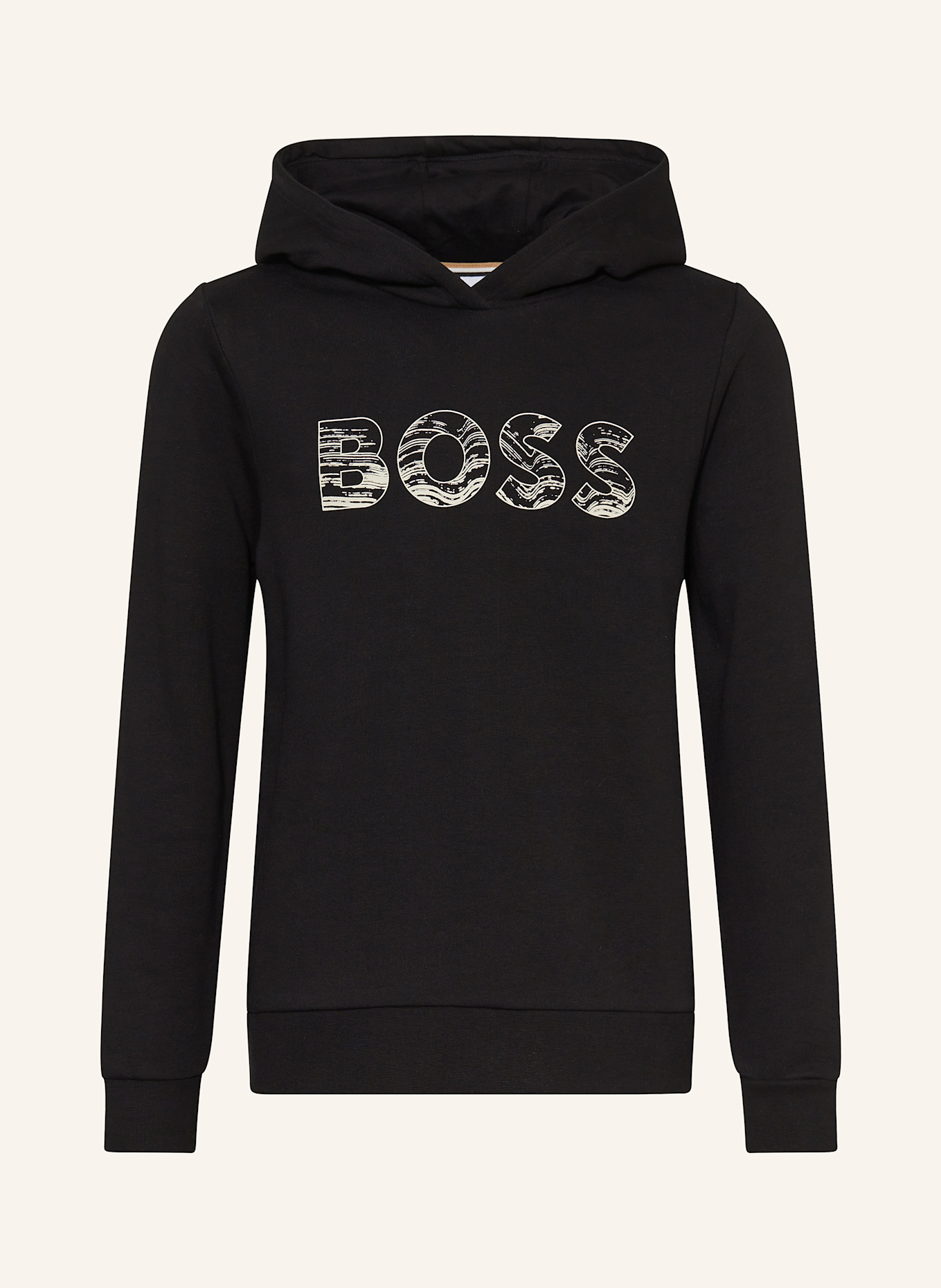 BOSS Hoodie: SCHWARZ
