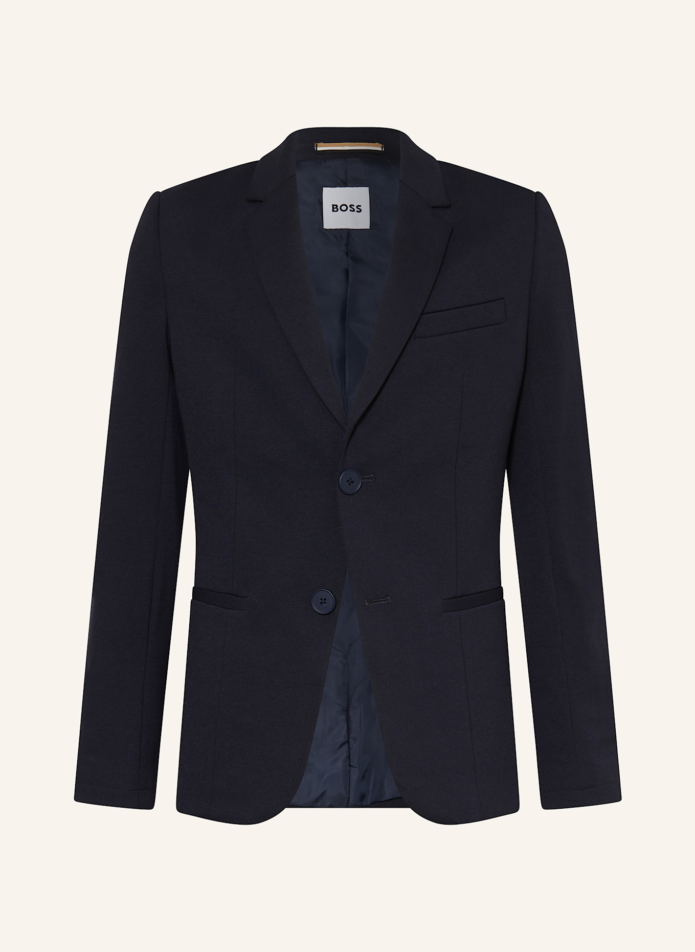 BOSS Anzugsakko aus Jersey: DUNKELBLAU