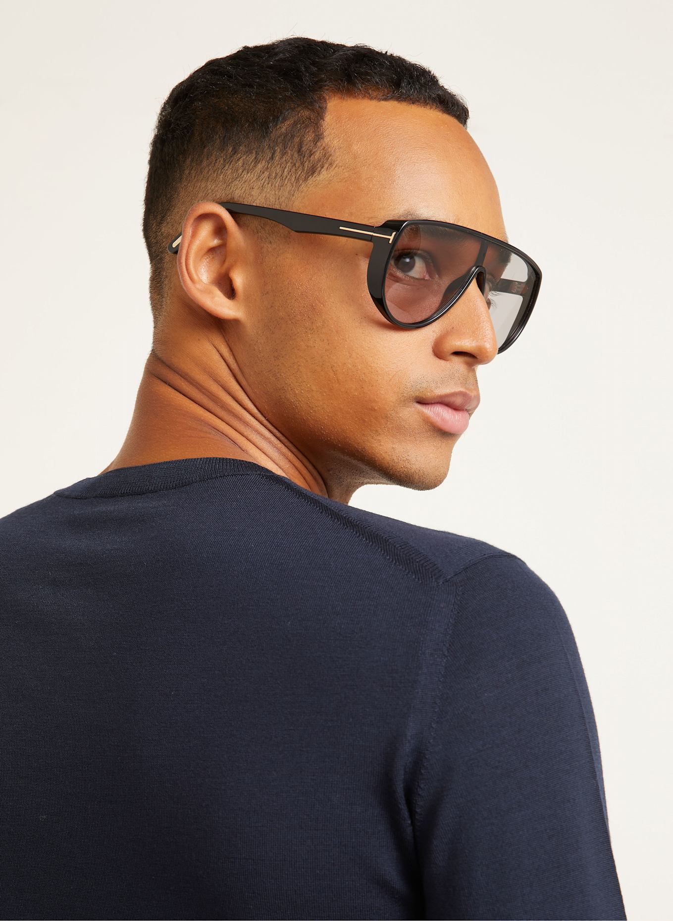 TOM FORD Pullover: DUNKELBLAU