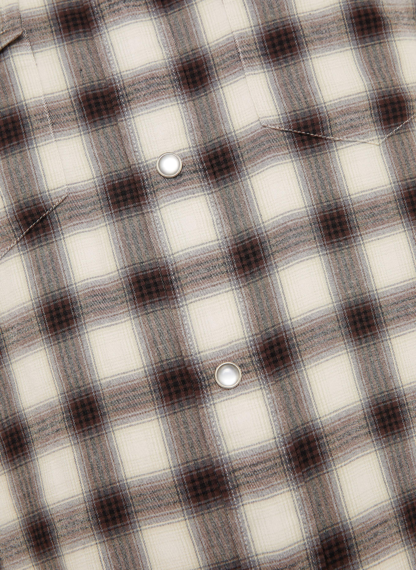 TOM FORD Shirt regular fit: GRAY / BROWN / ECRU