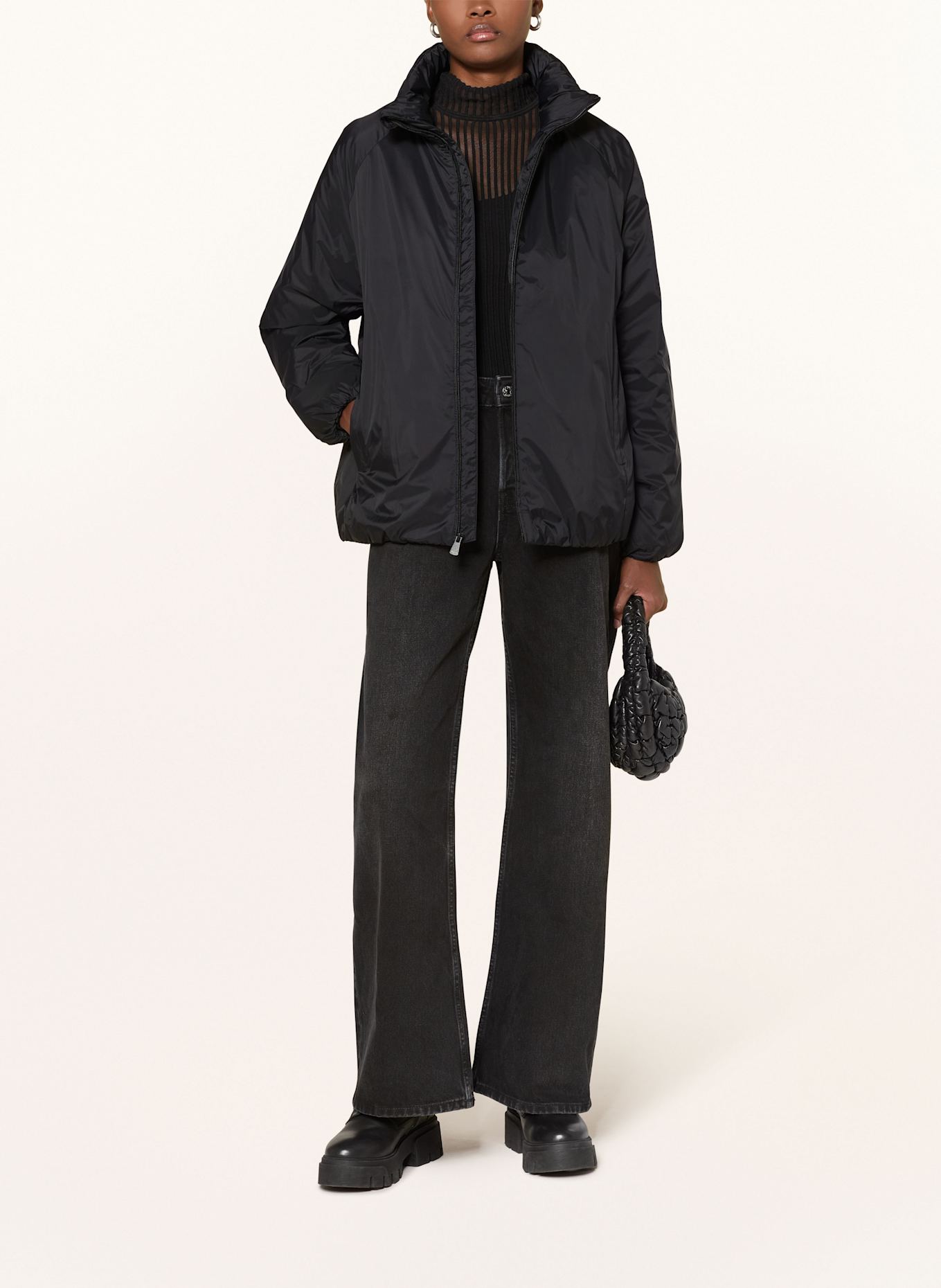 Blauer Jacke ROSELANDE: SCHWARZ