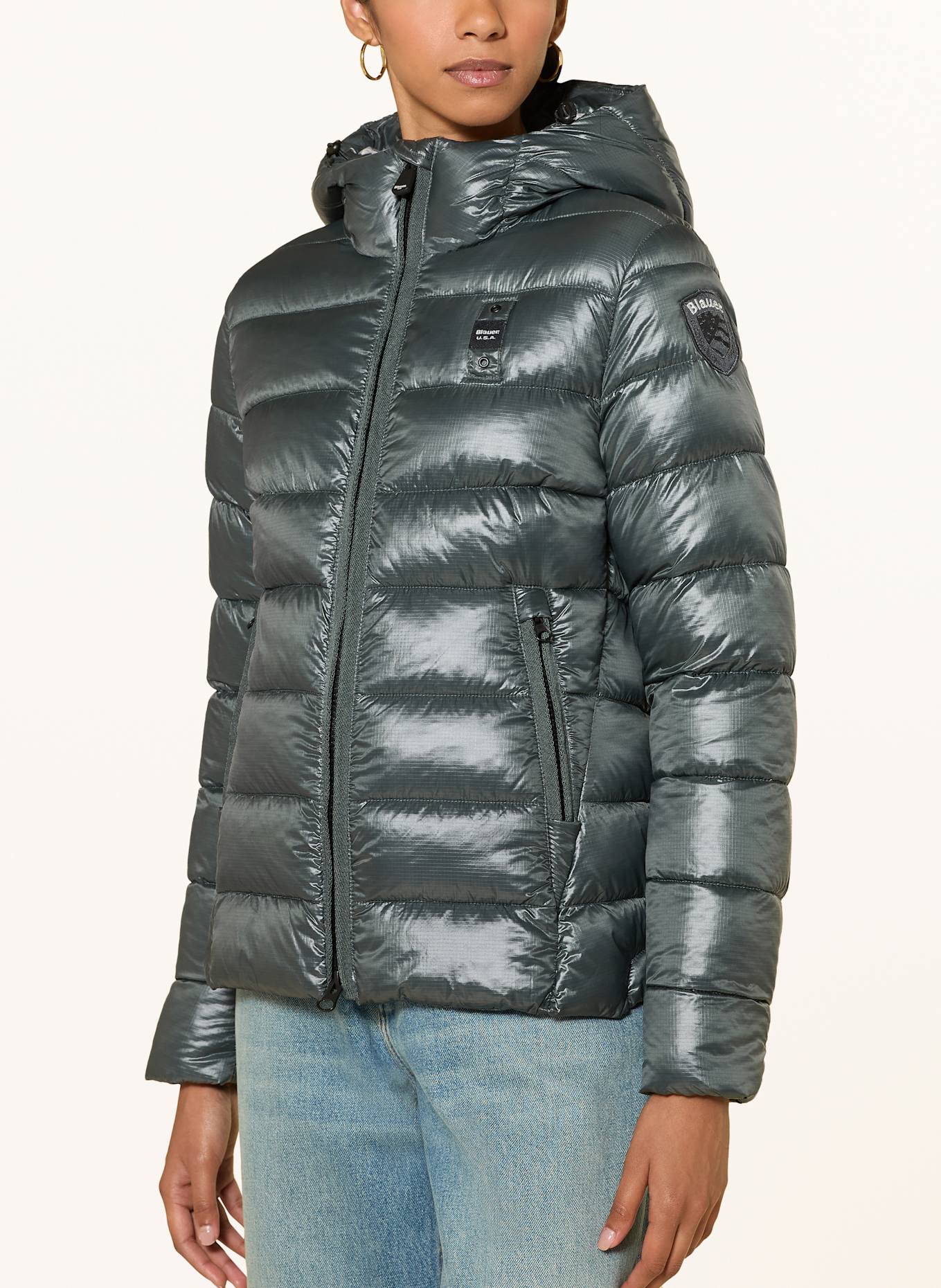 Blauer Kurtka pikowana CAROLL z izolacją DUPONT™ SORONA®: ZIELONY