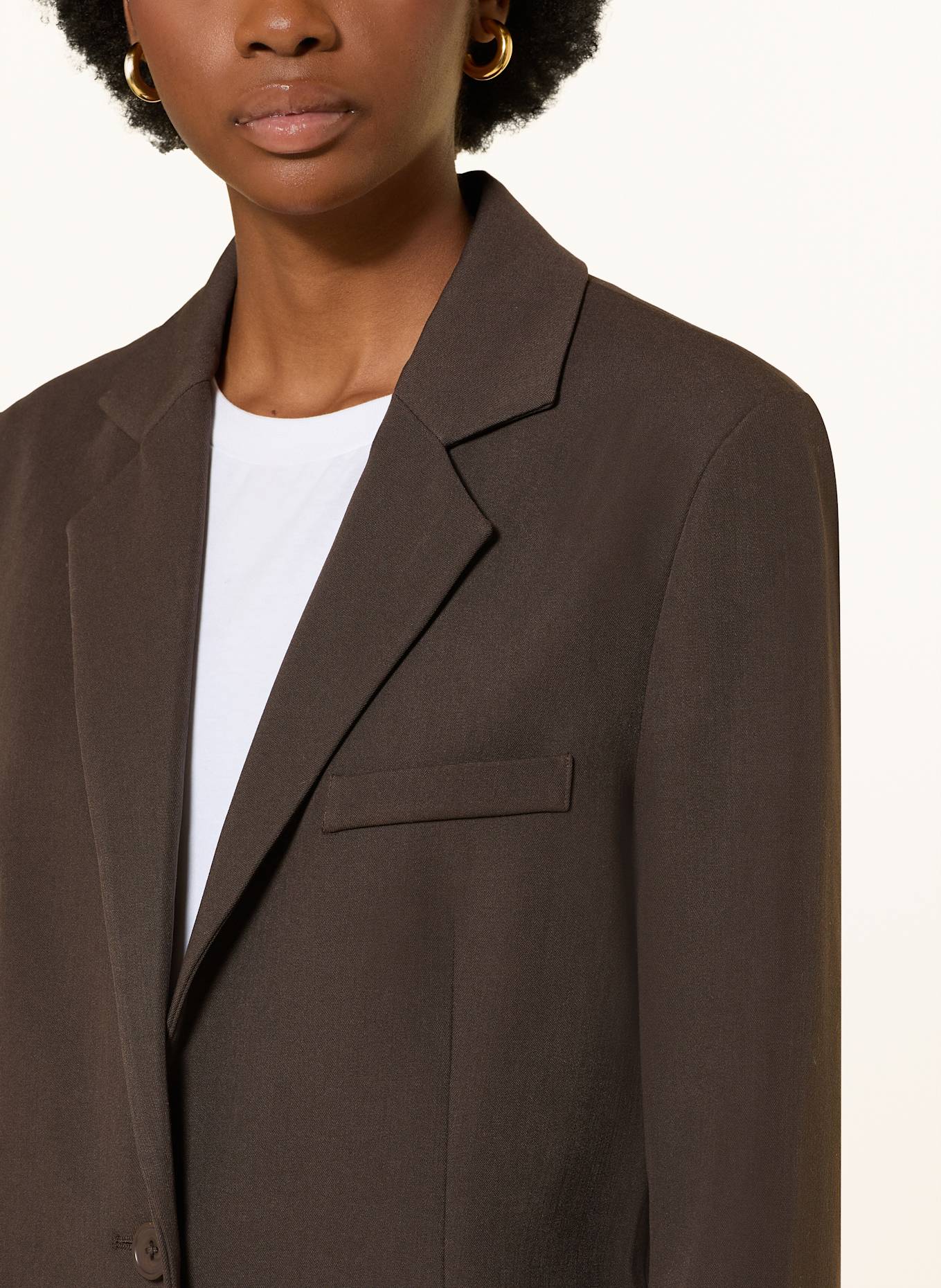 MRS & HUGS Longblazer: DUNKELBRAUN