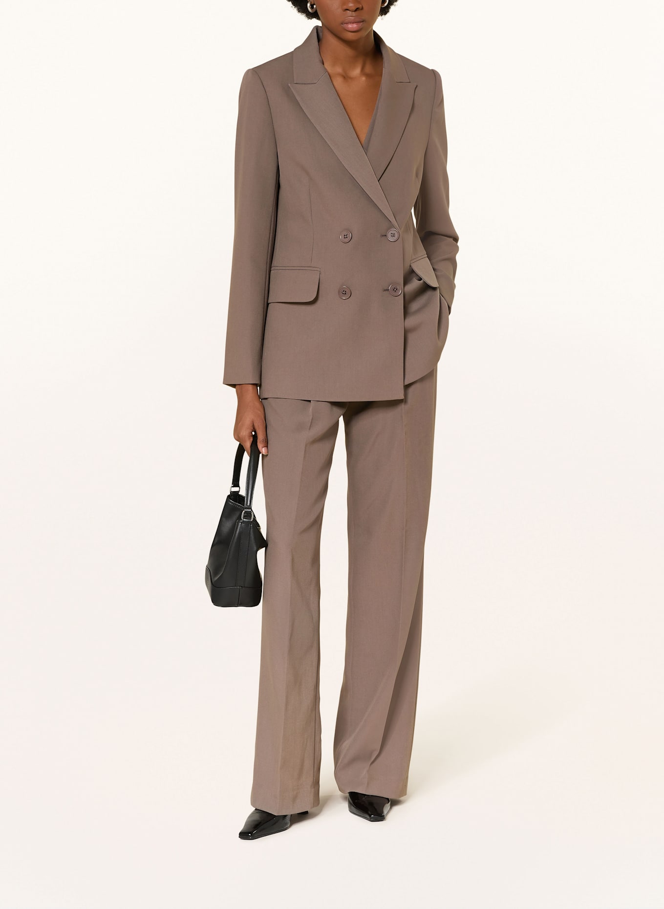 MRS & HUGS Blazer: TAUPE