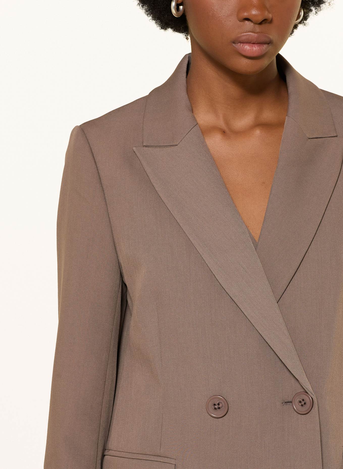MRS & HUGS Blazer: TAUPE