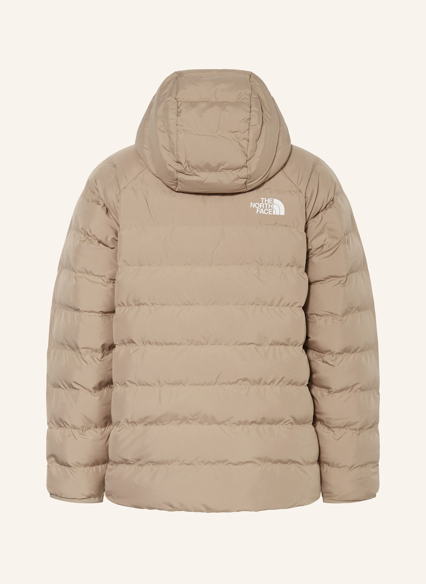 THE NORTH FACE Steppjacke zum Wenden: BEIGE / DUNKELBRAUN