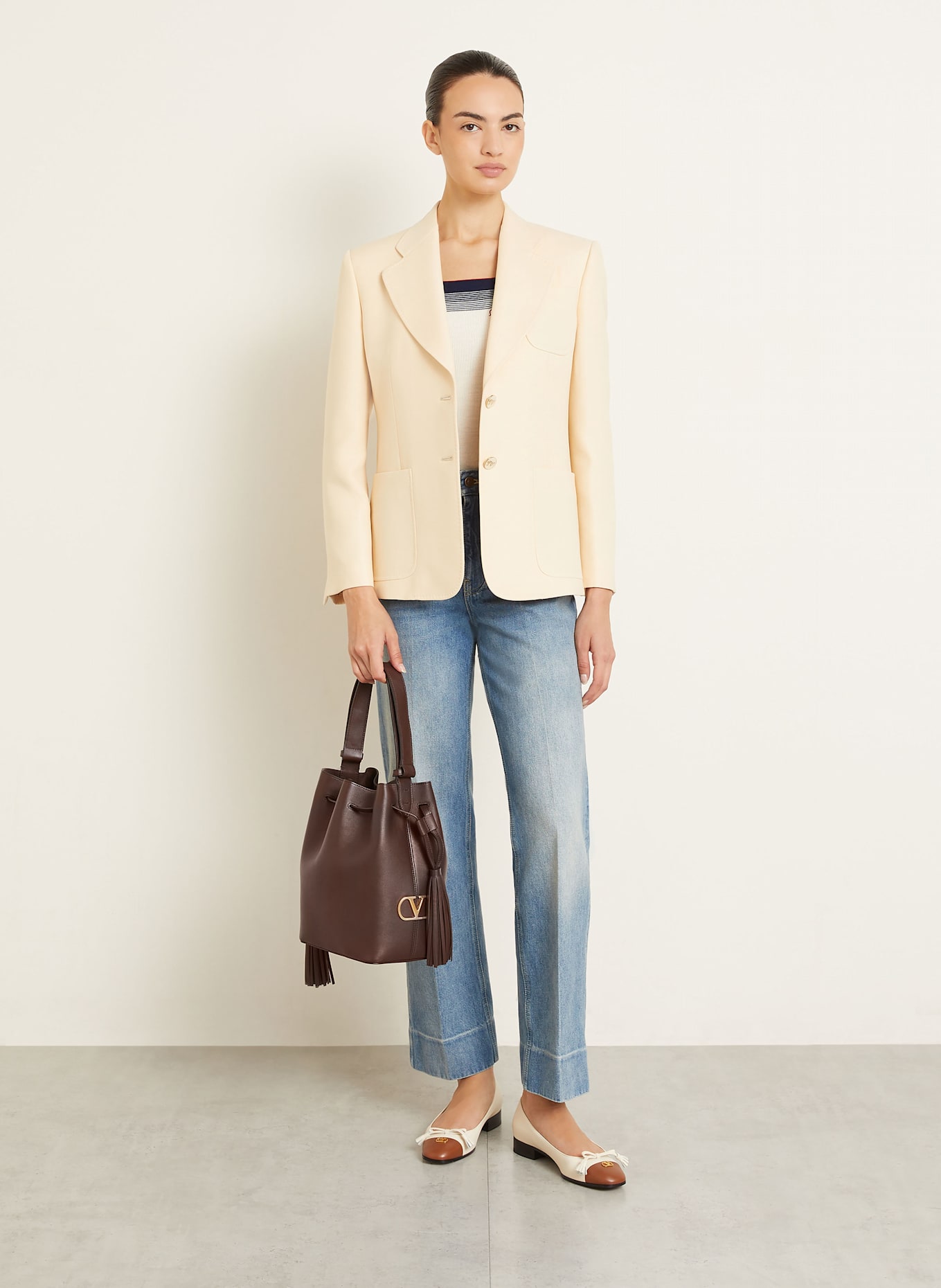 VALENTINO GARAVANI Shopper SO SEAU: DUNKELBRAUN