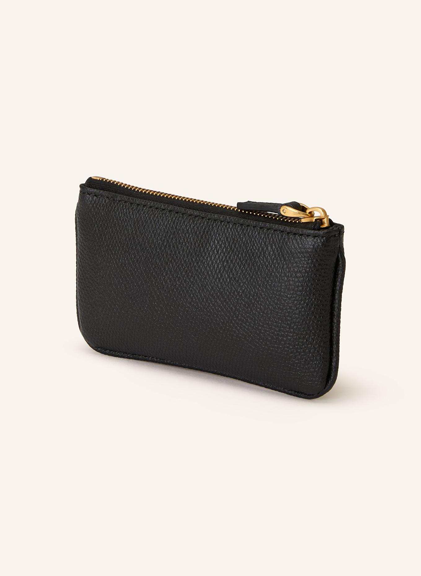 VALENTINO GARAVANI Étui à monnaie VLOGO SIGNATURE: NOIR