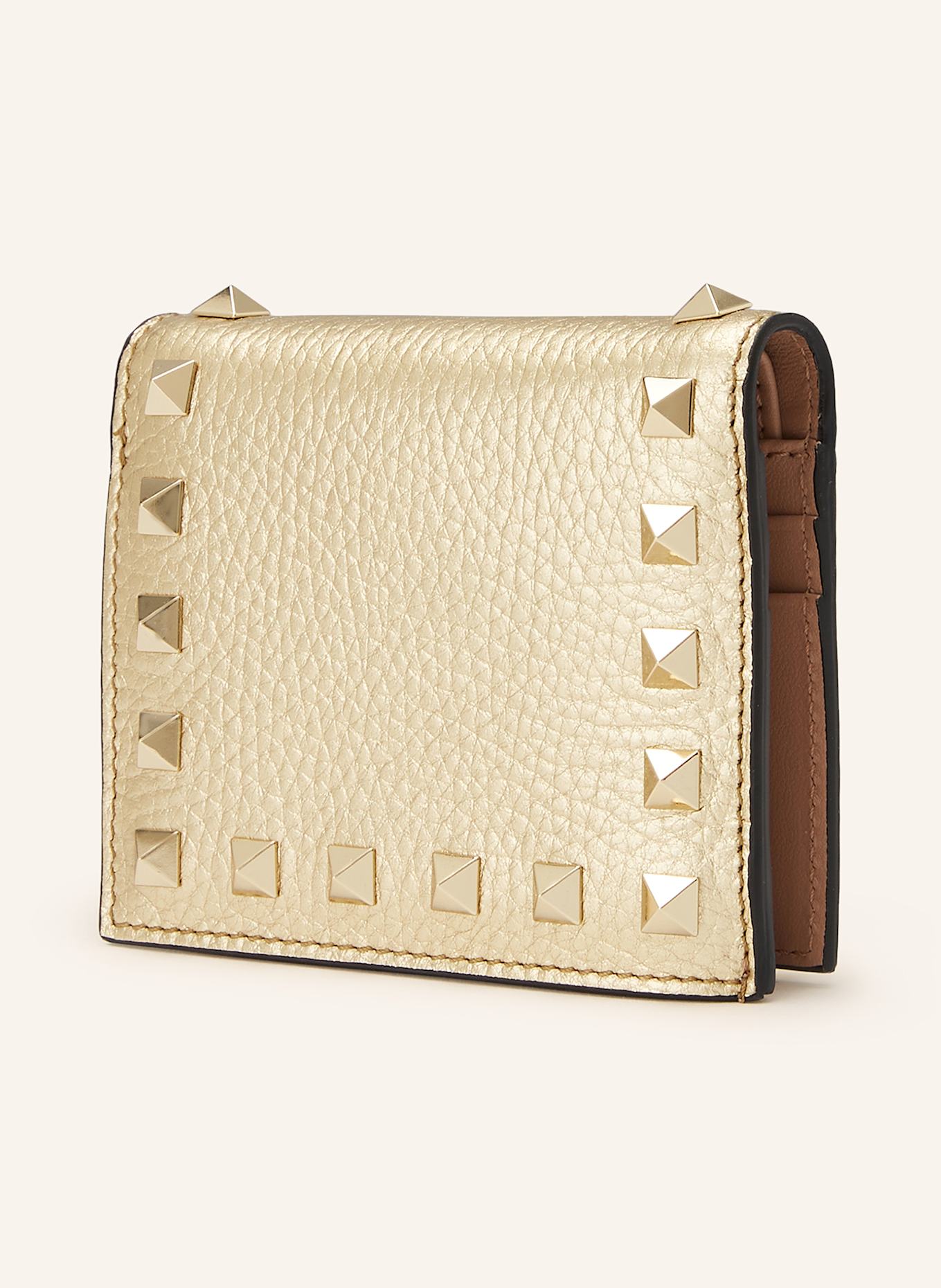 VALENTINO GARAVANI Wallet ROCKSTUD: GOLD