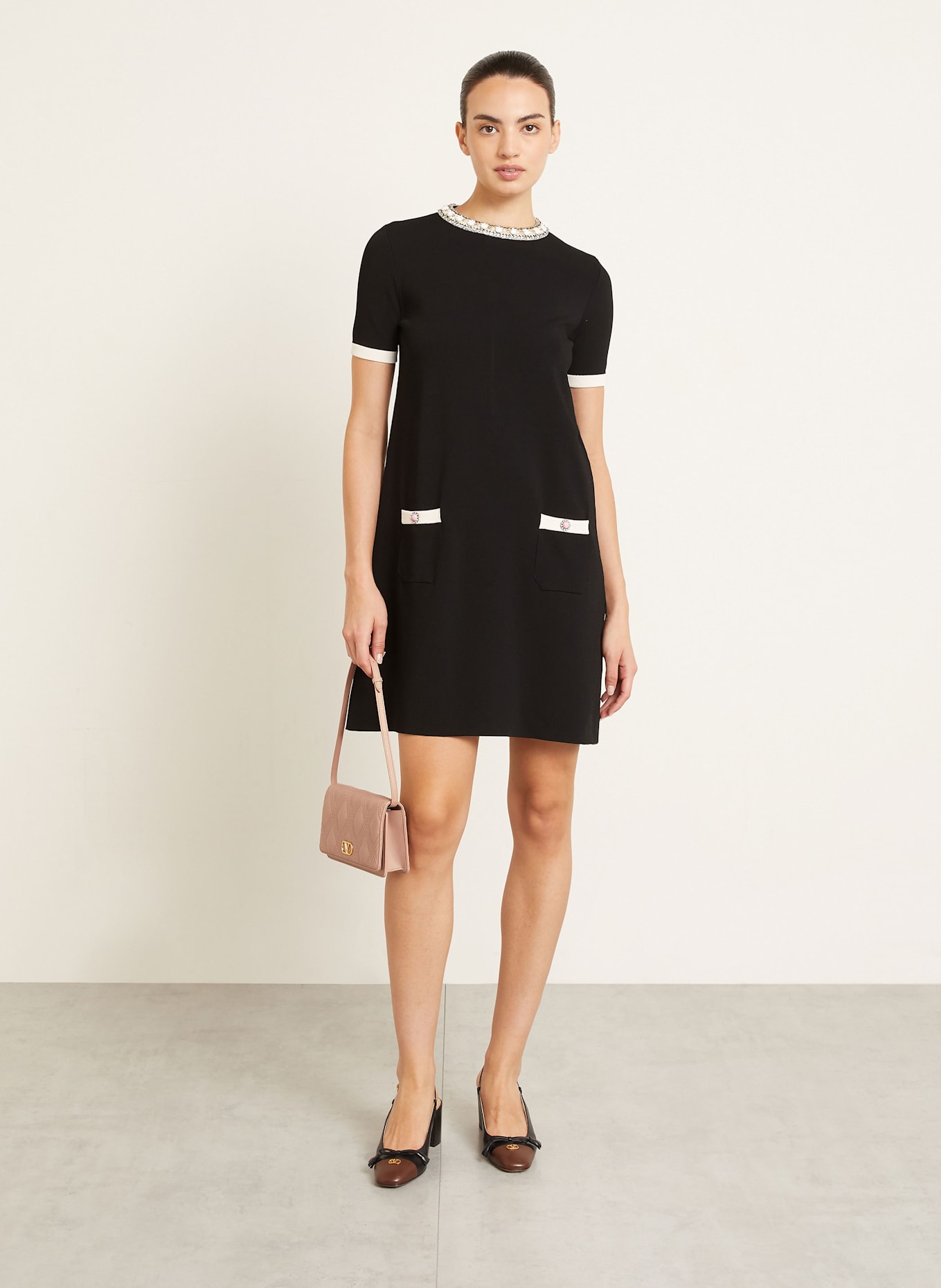 VALENTINO GARAVANI Torba na ramię QUILTIE 67: CIELISTY