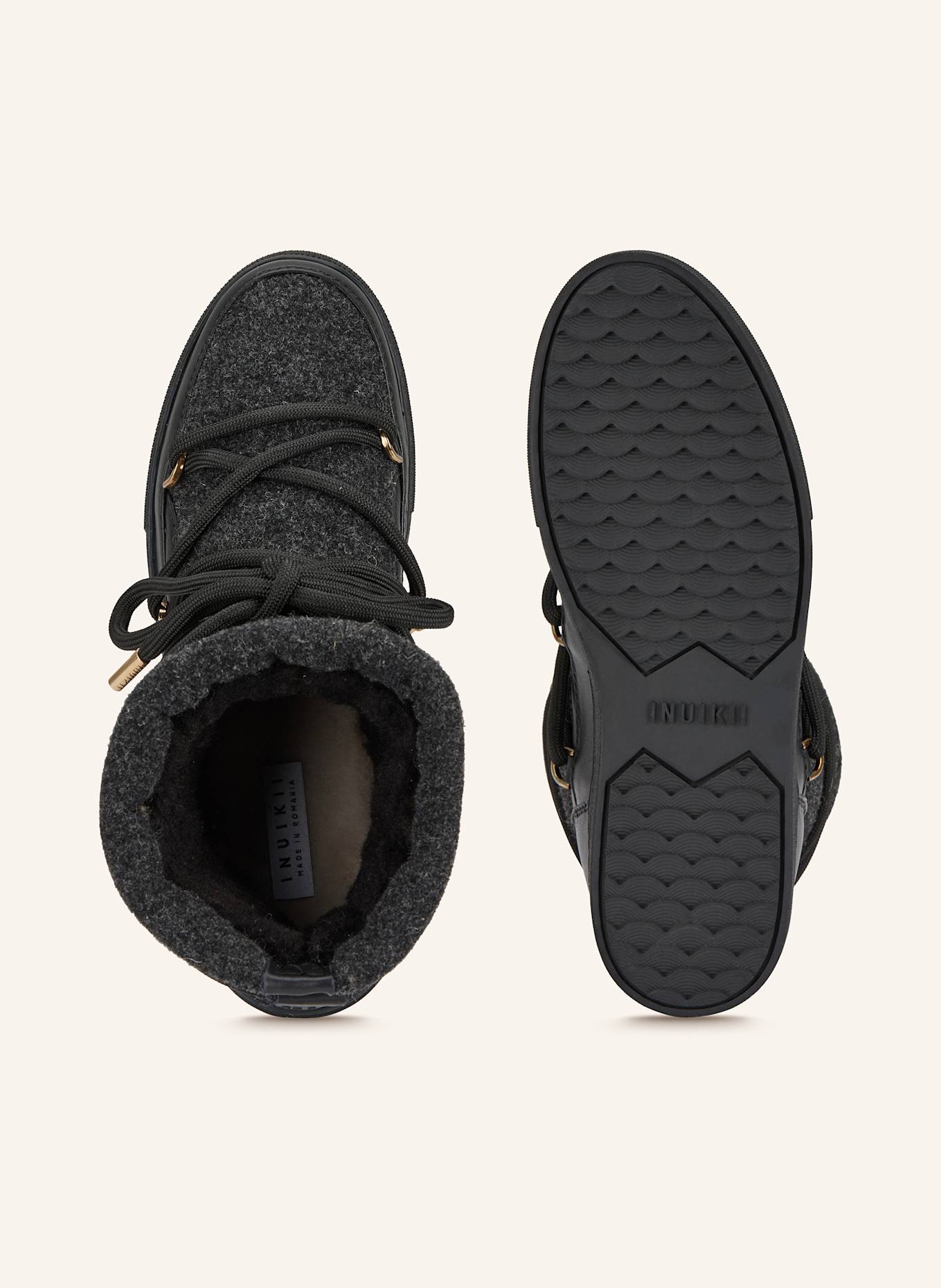 INUIKII Boots: SCHWARZ