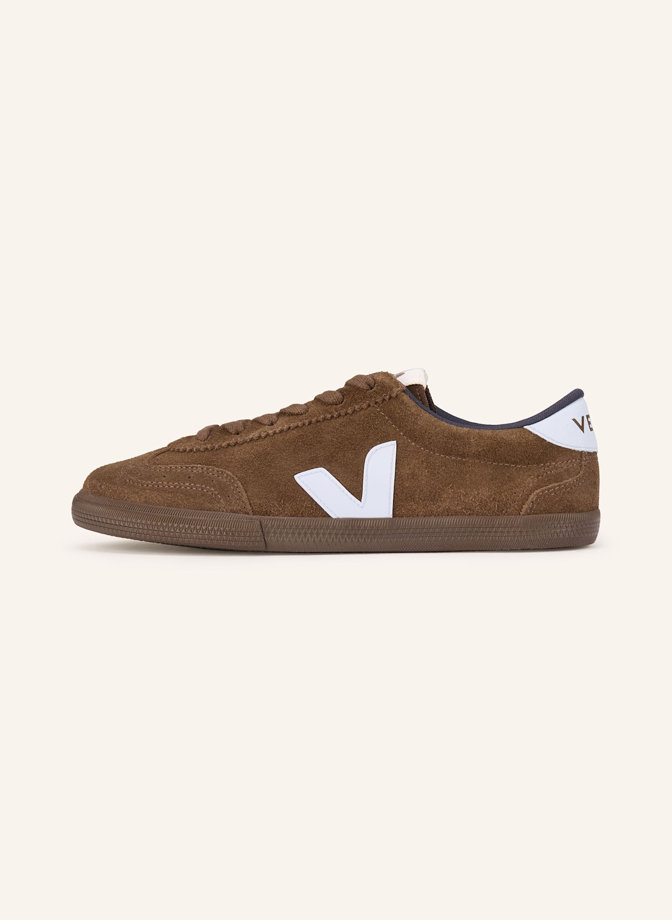 VEJA Baskets VOLLEY: MARRON/ BLEU CLAIR