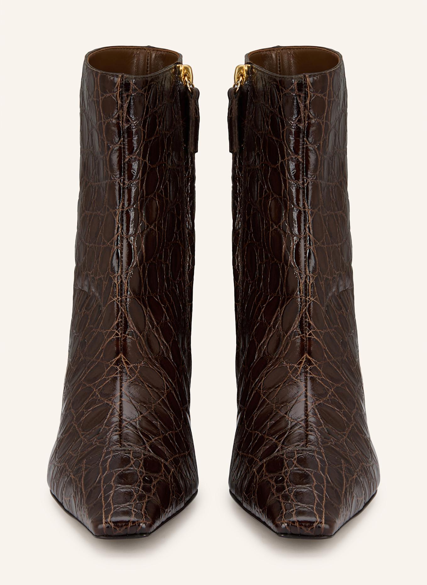 GIUSEPPE ZANOTTI DESIGN Botki MORPHEUSOFT: CIEMNOBRĄZOWY