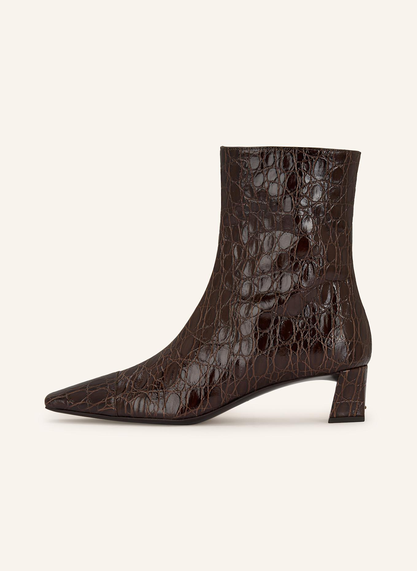 GIUSEPPE ZANOTTI DESIGN Botki MORPHEUSOFT: CIEMNOBRĄZOWY