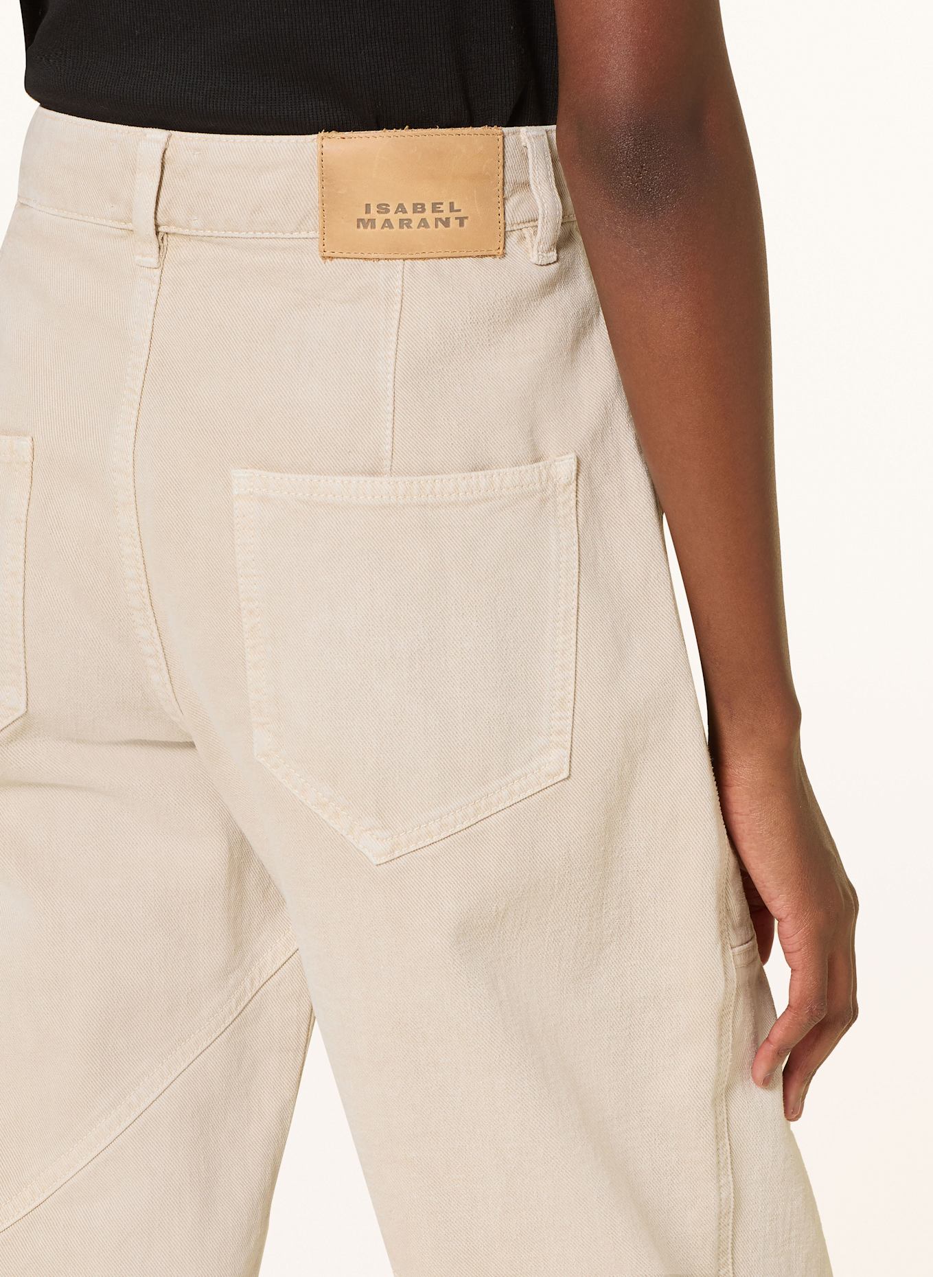 MARANT ÉTOILE Boyfriend Jeans CATARINA: 23EC ecru