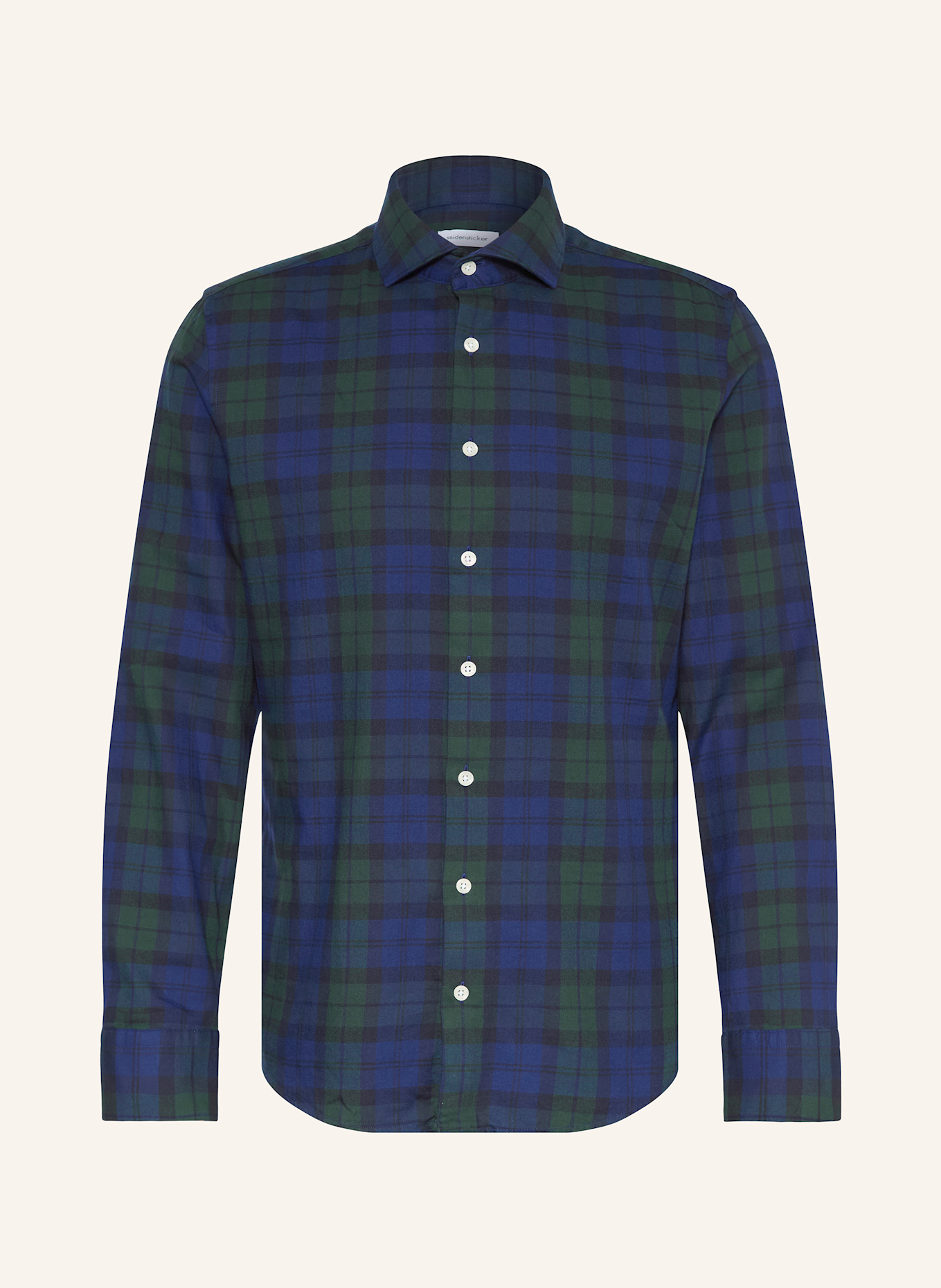 seidensticker Hemd Slim Fit: DUNKELBLAU / DUNKELGRÜN / SCHWARZ