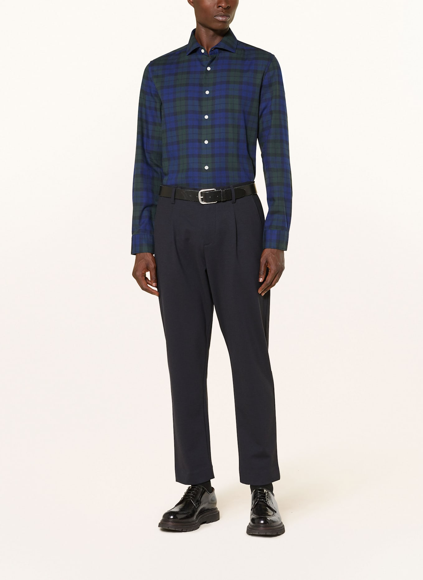 seidensticker Hemd Slim Fit: DUNKELBLAU / DUNKELGRÜN / SCHWARZ