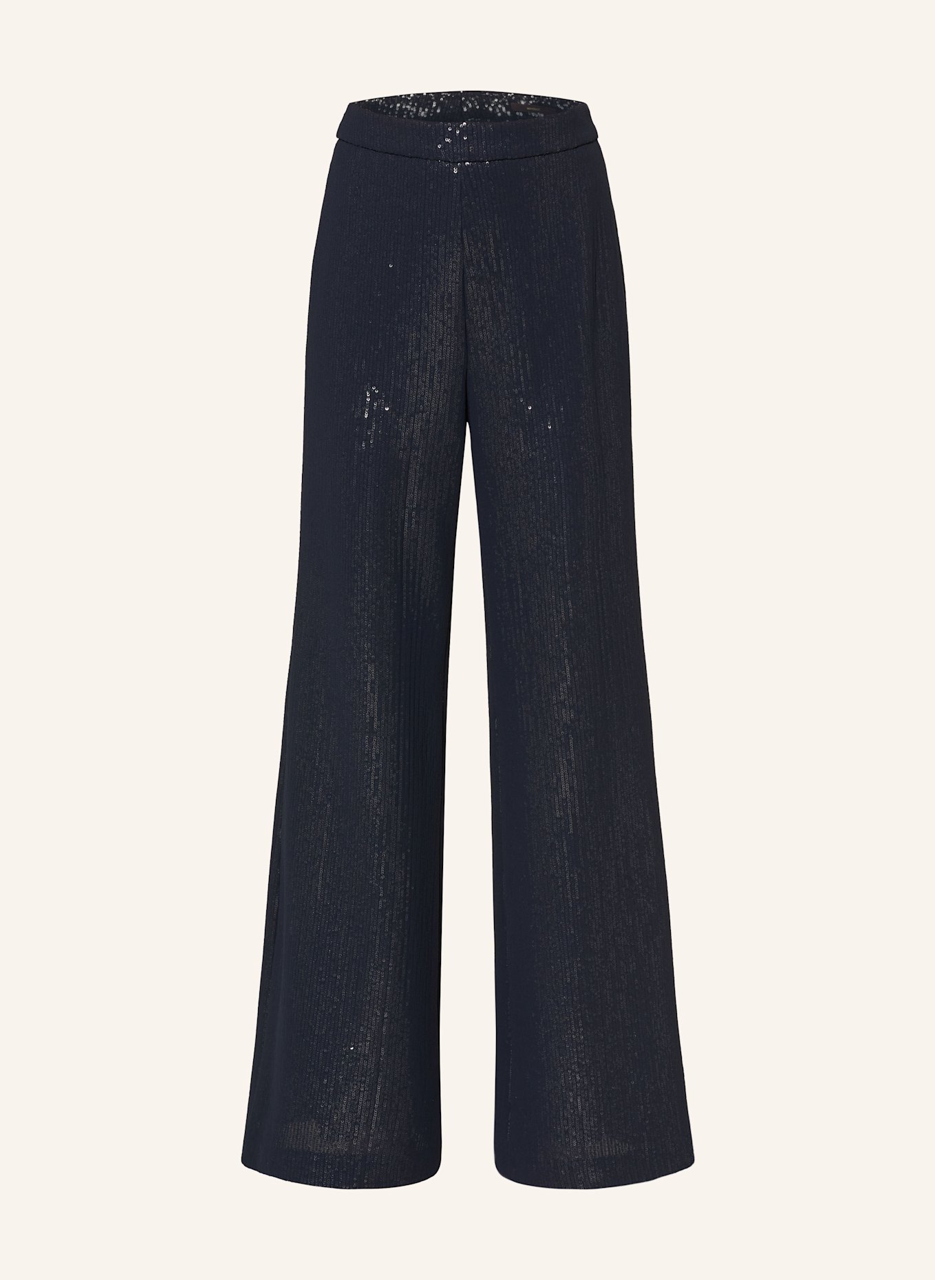 windsor. Marlenehose mit Pailletten: DUNKELBLAU
