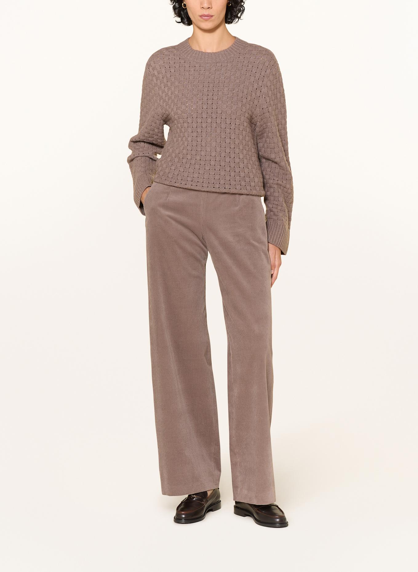 windsor. Marlenehose aus Cord: BRAUN