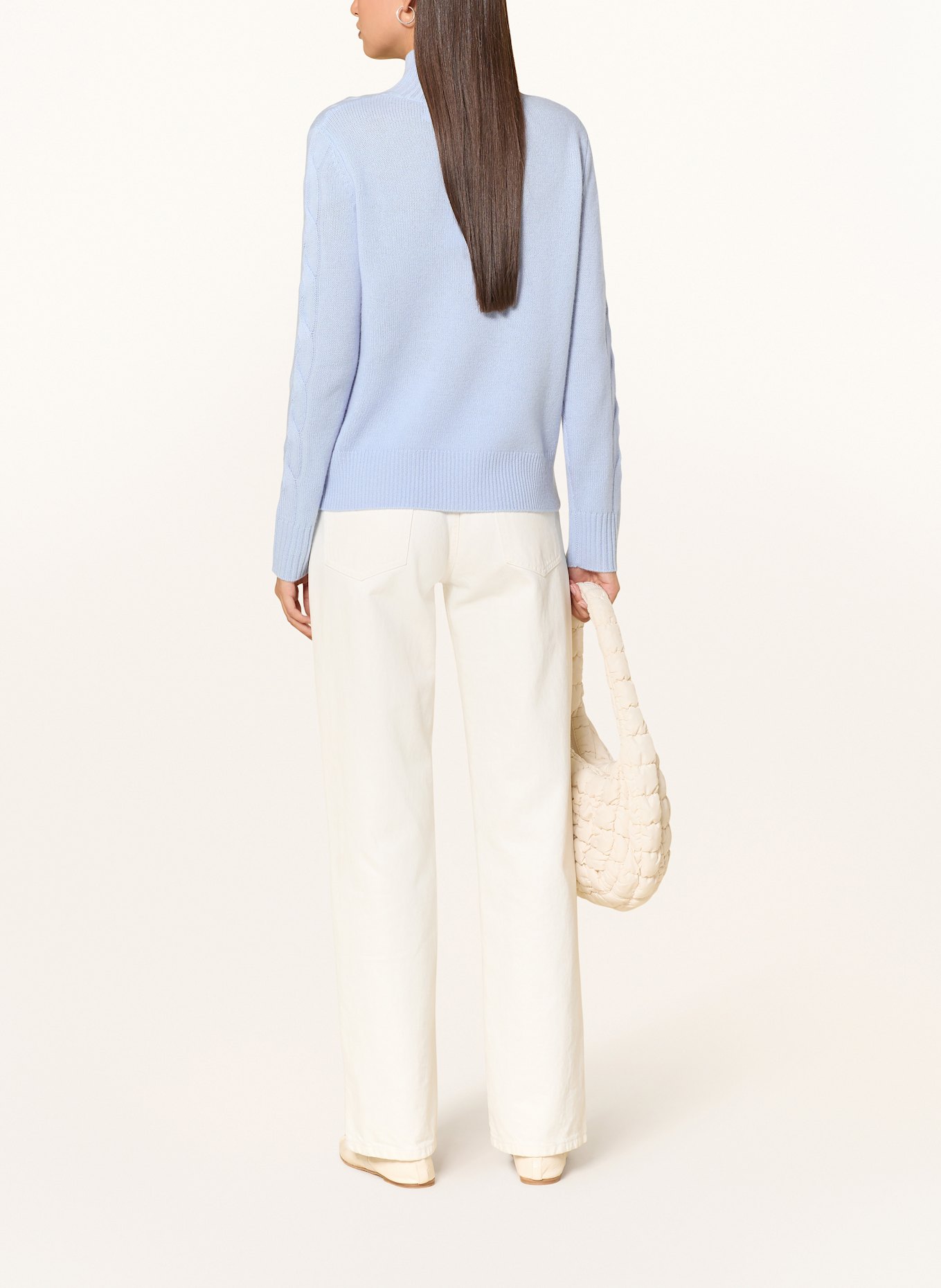 darling harbour Pullover mit Cashmere: SKY BLUE