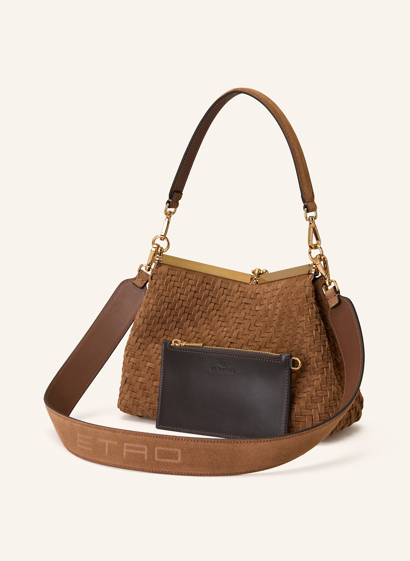 ETRO Schultertasche MEDIUM: HELLBRAUN