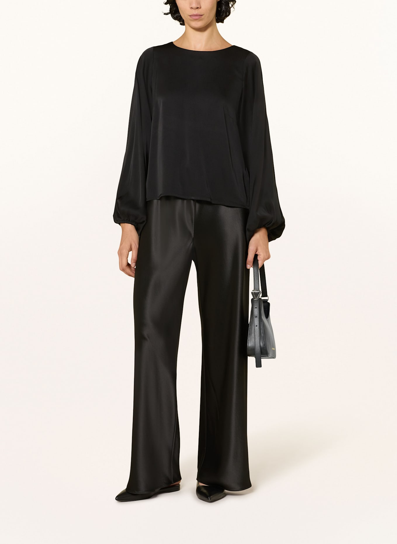 IVI collection Chemisier en soie: NOIR