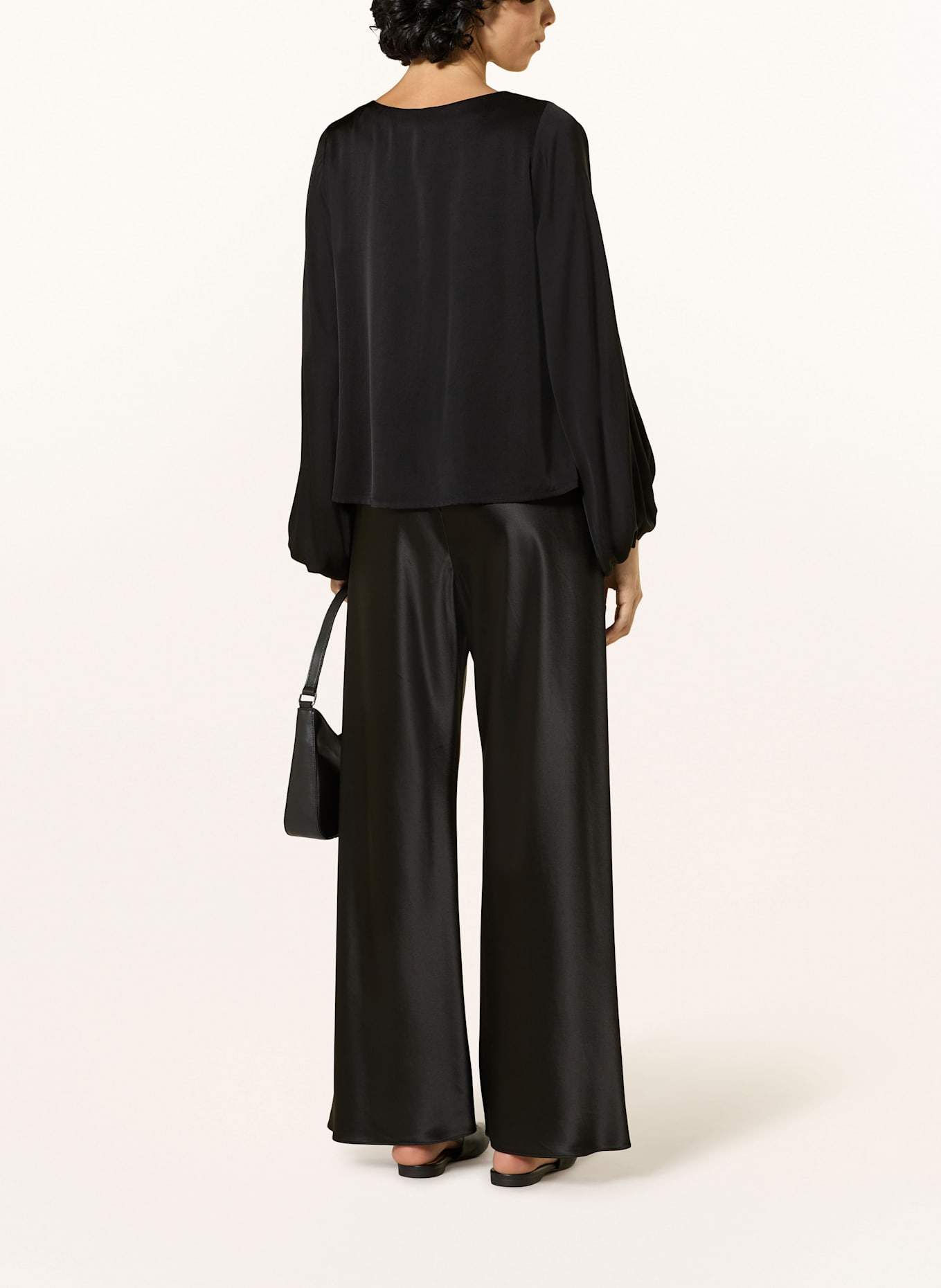 IVI collection Chemisier en soie: NOIR