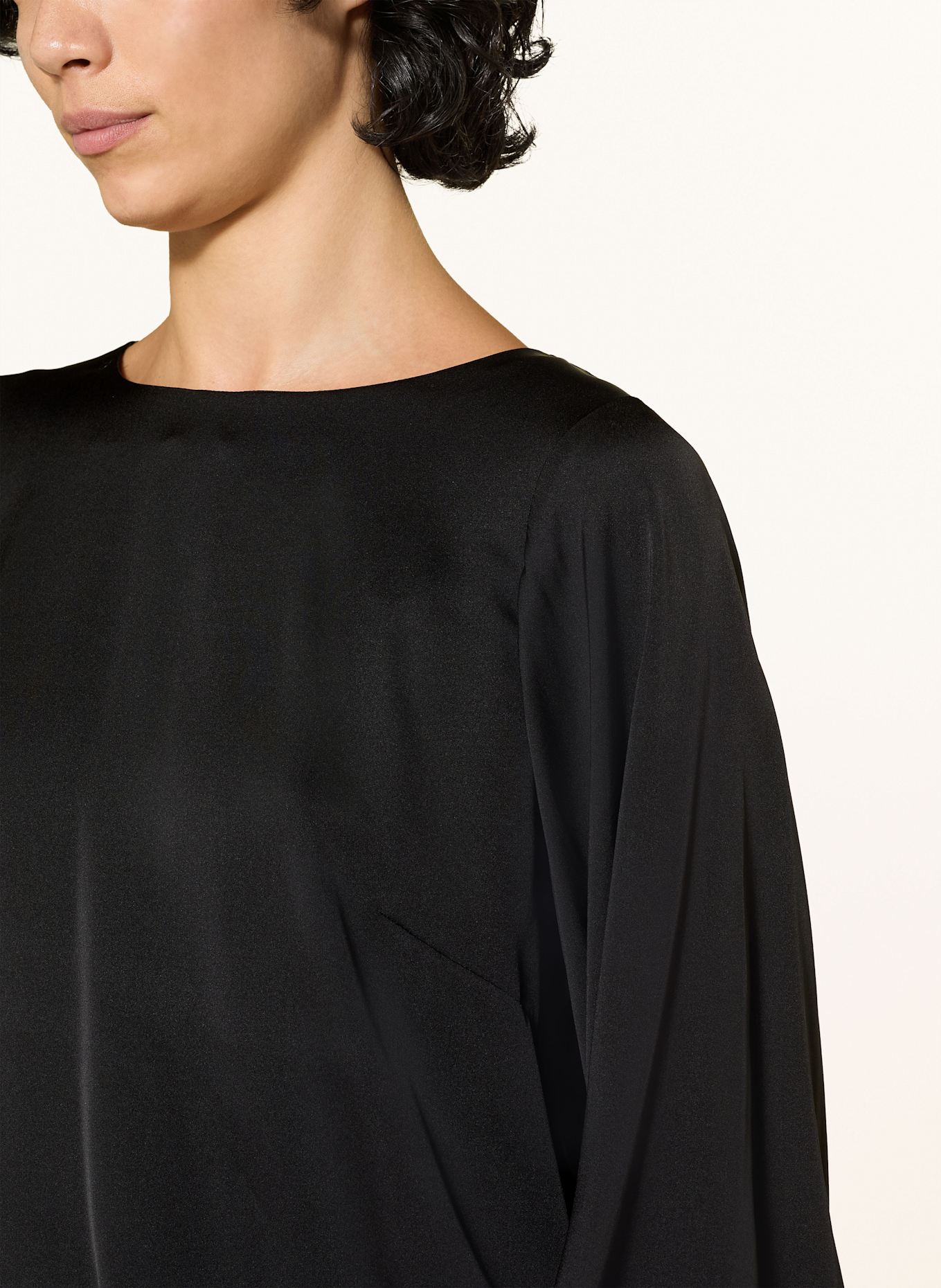 IVI collection Chemisier en soie: NOIR