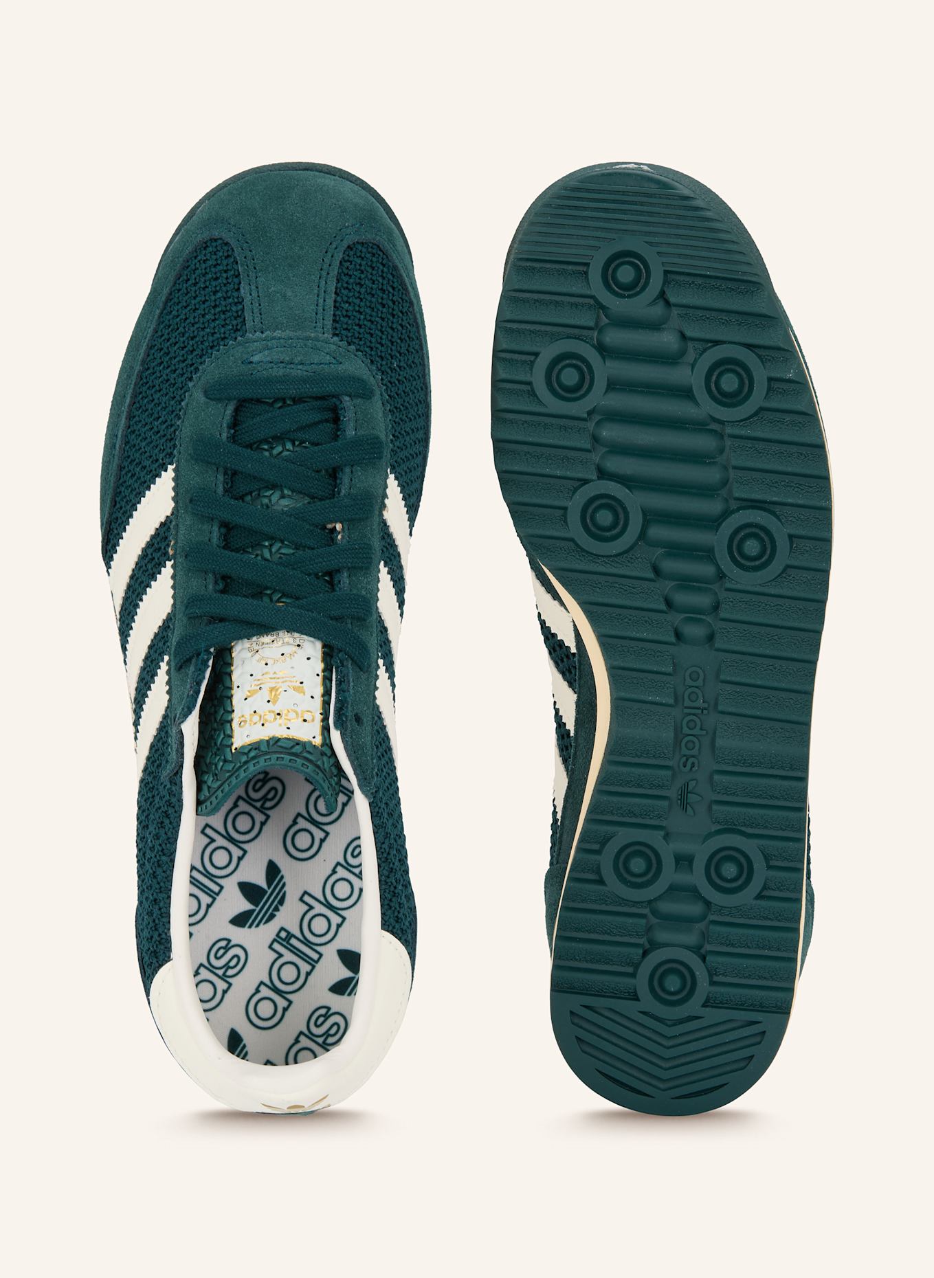 adidas Originals Sneaker SL 72 RS: PETROL / WEISS