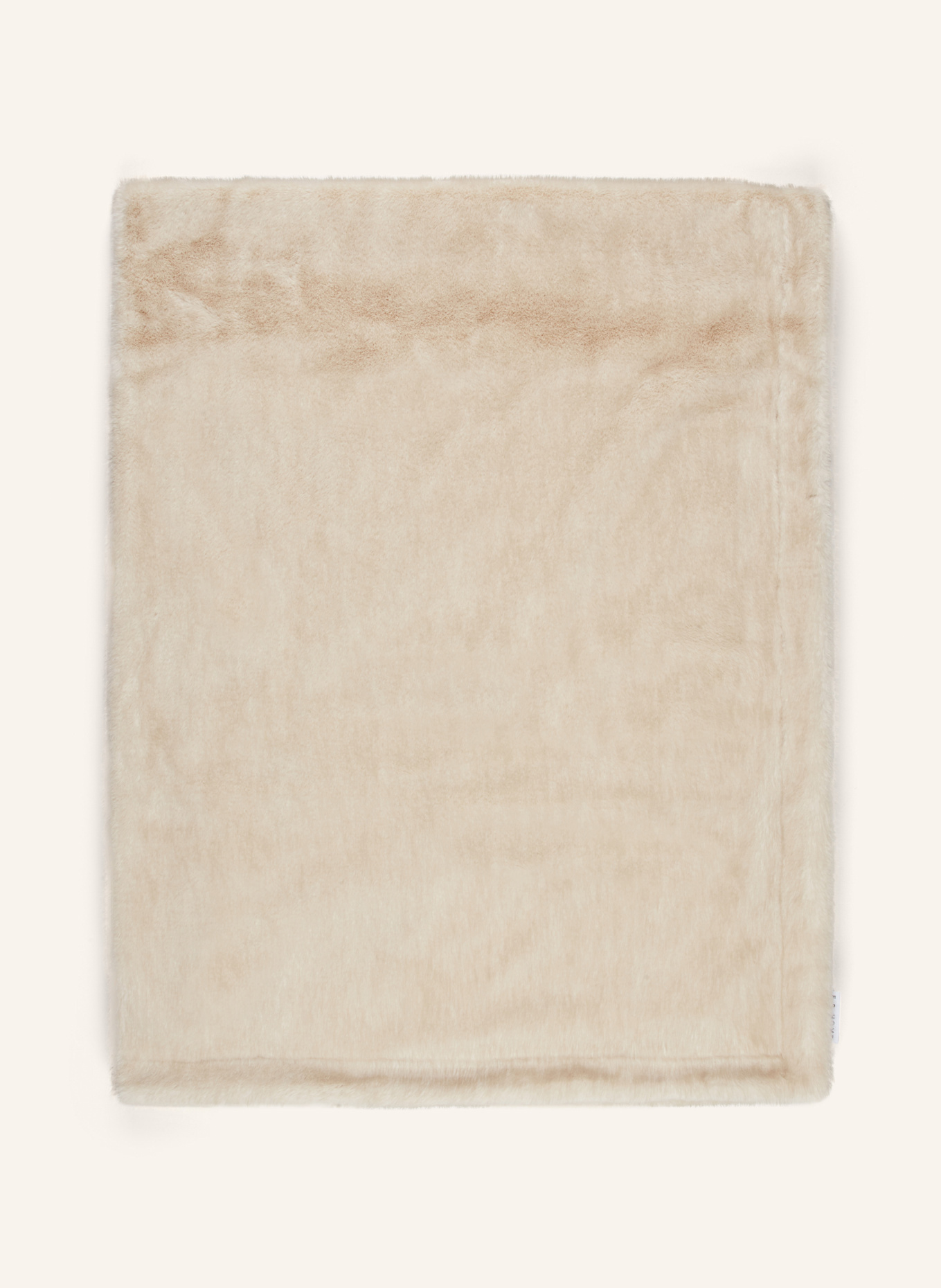 EB HOME Kunstpelz-Plaid: CREME
