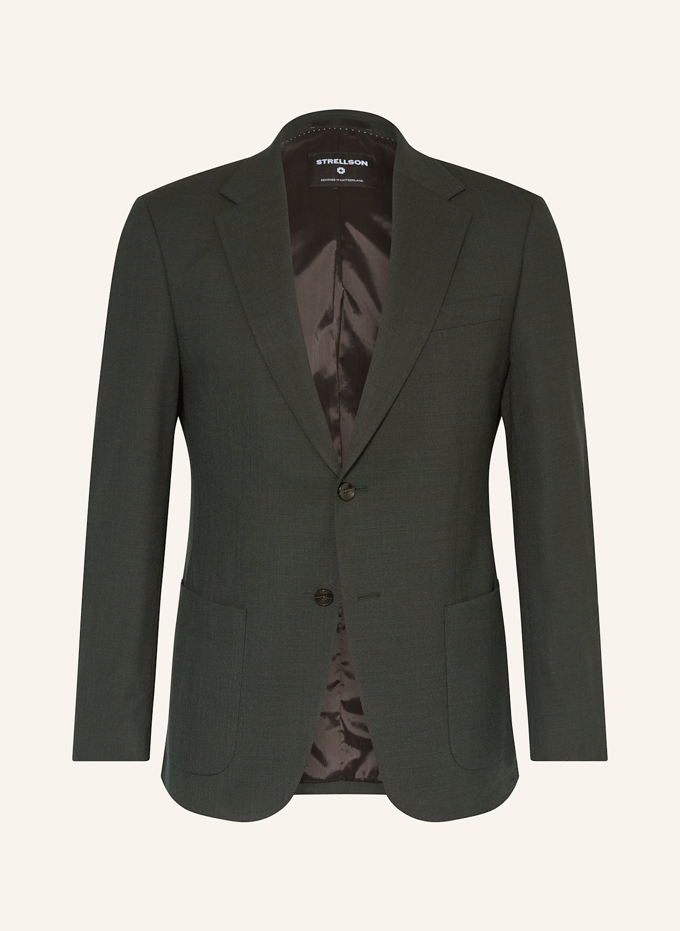 STRELLSON Marynarka garniturowa ARNDT slim fit: CIEMNOZIELONY