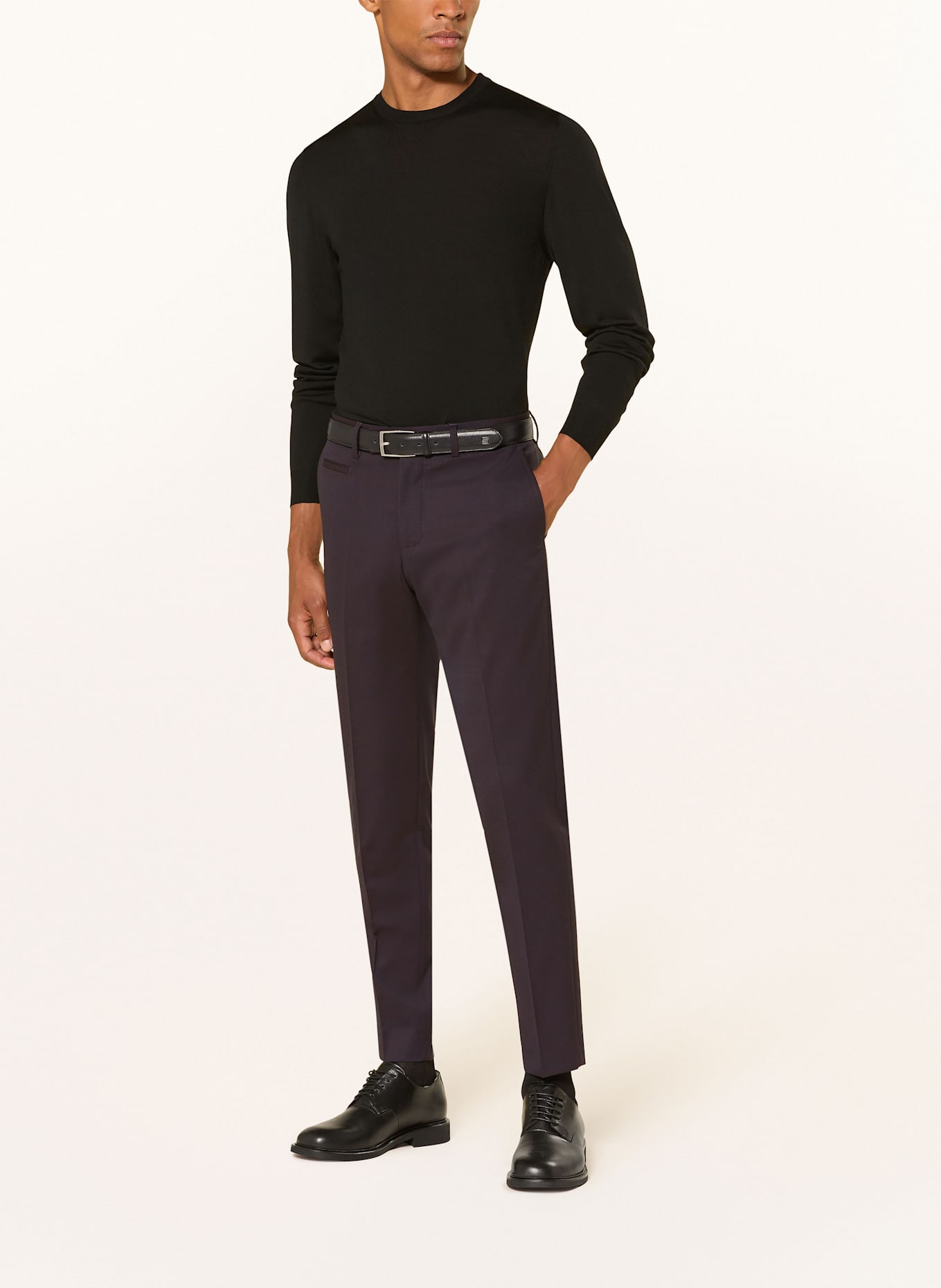 STRELLSON Anzughose MAURY Slim Fit: DUNKELLILA