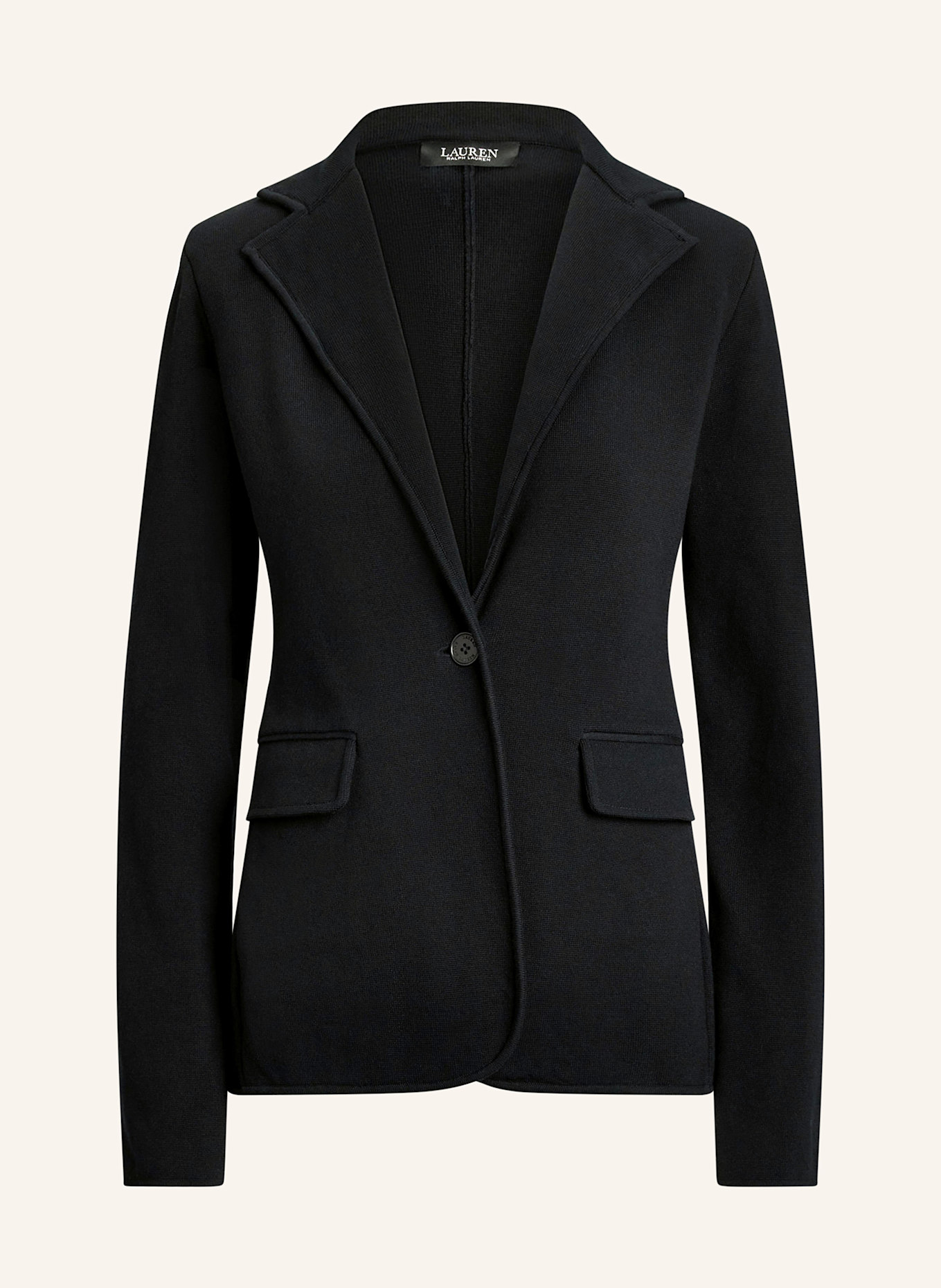 LAUREN RALPH LAUREN Sweatblazer: SCHWARZ