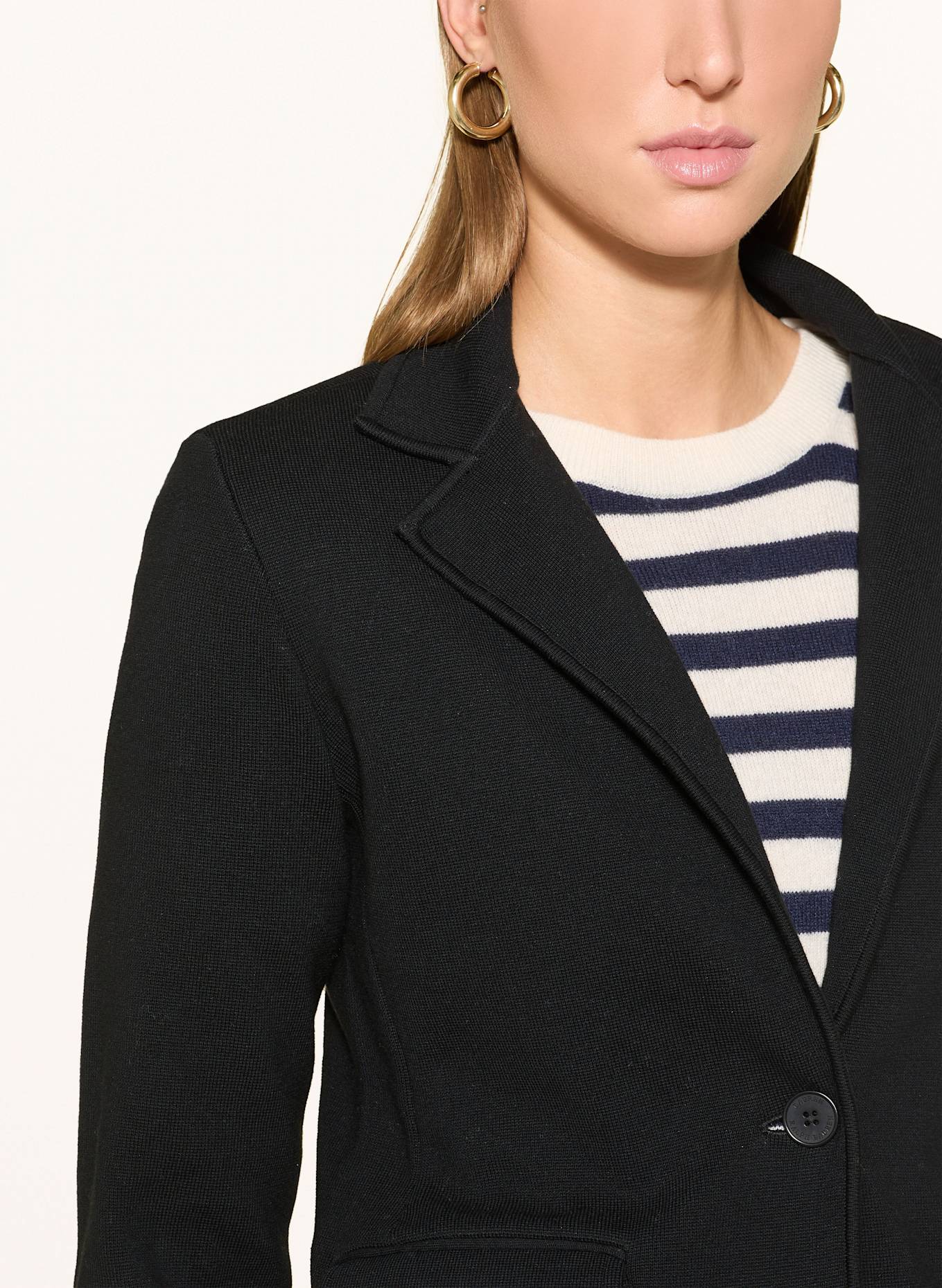 LAUREN RALPH LAUREN Sweatblazer: SCHWARZ