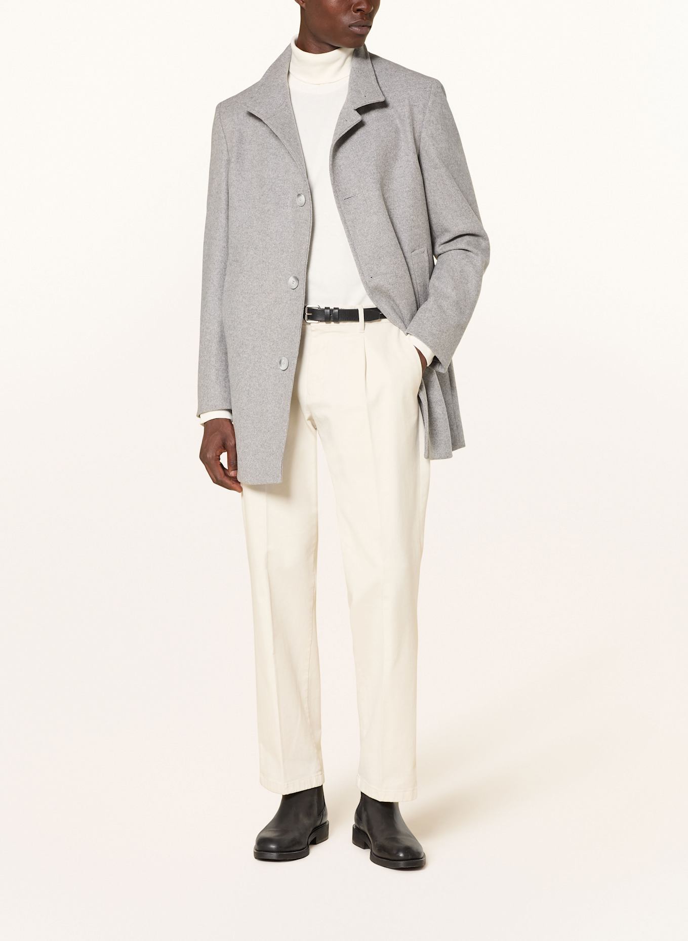 STRELLSON Wollmantel FINCHLEY 2.0: GRAU