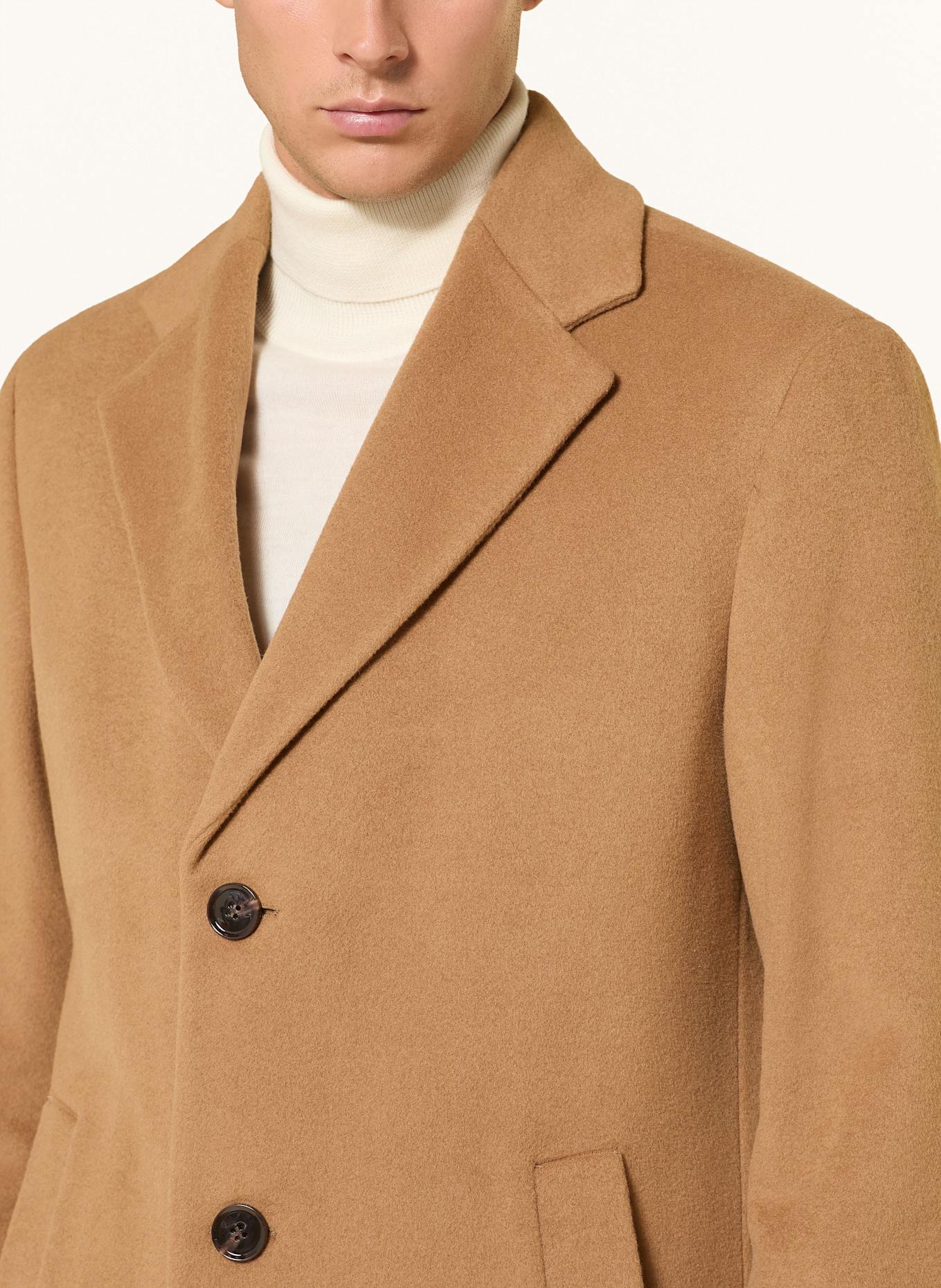 STRELLSON Wollmantel ADRIA 3.0: CAMEL