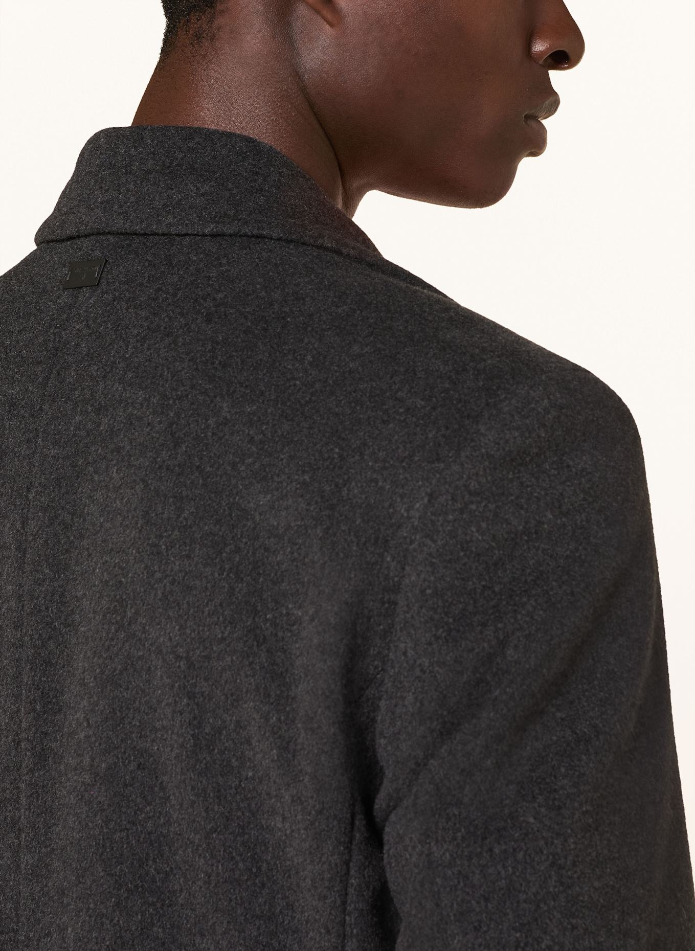 STRELLSON Wollmantel ADRIA 3.0: DUNKELGRAU