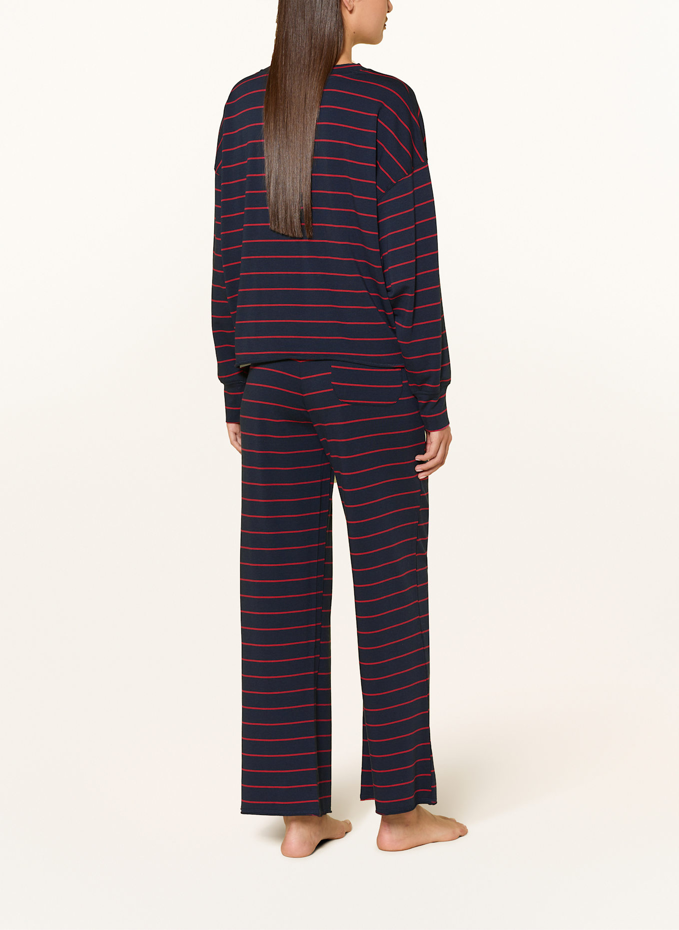 POLO RALPH LAUREN Schlafanzug: DUNKELBLAU / FUCHSIA