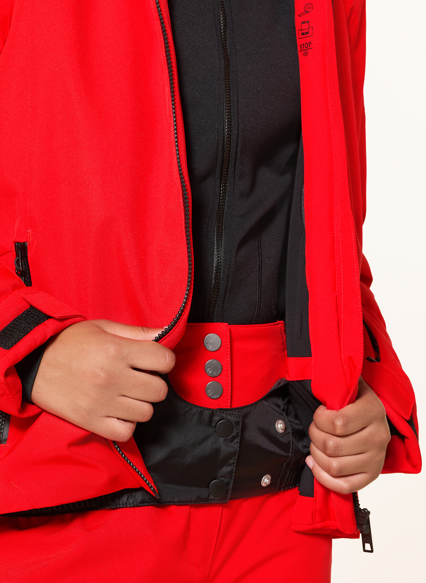 Ziener Skijacke TOBINA: ROT