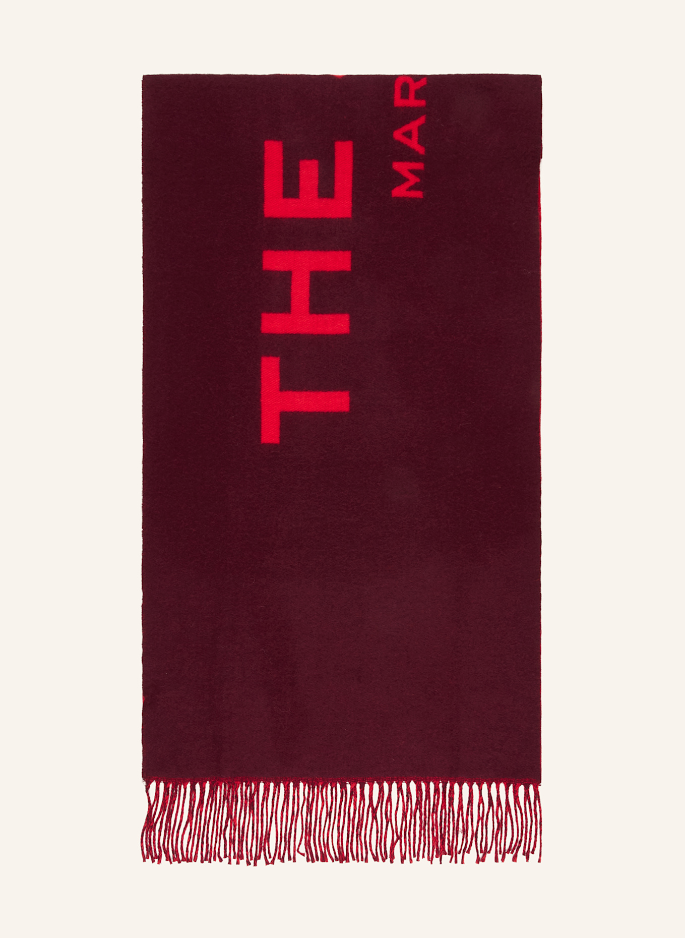 MARC JACOBS Schal THE SCARF: DUNKELROT / ROT
