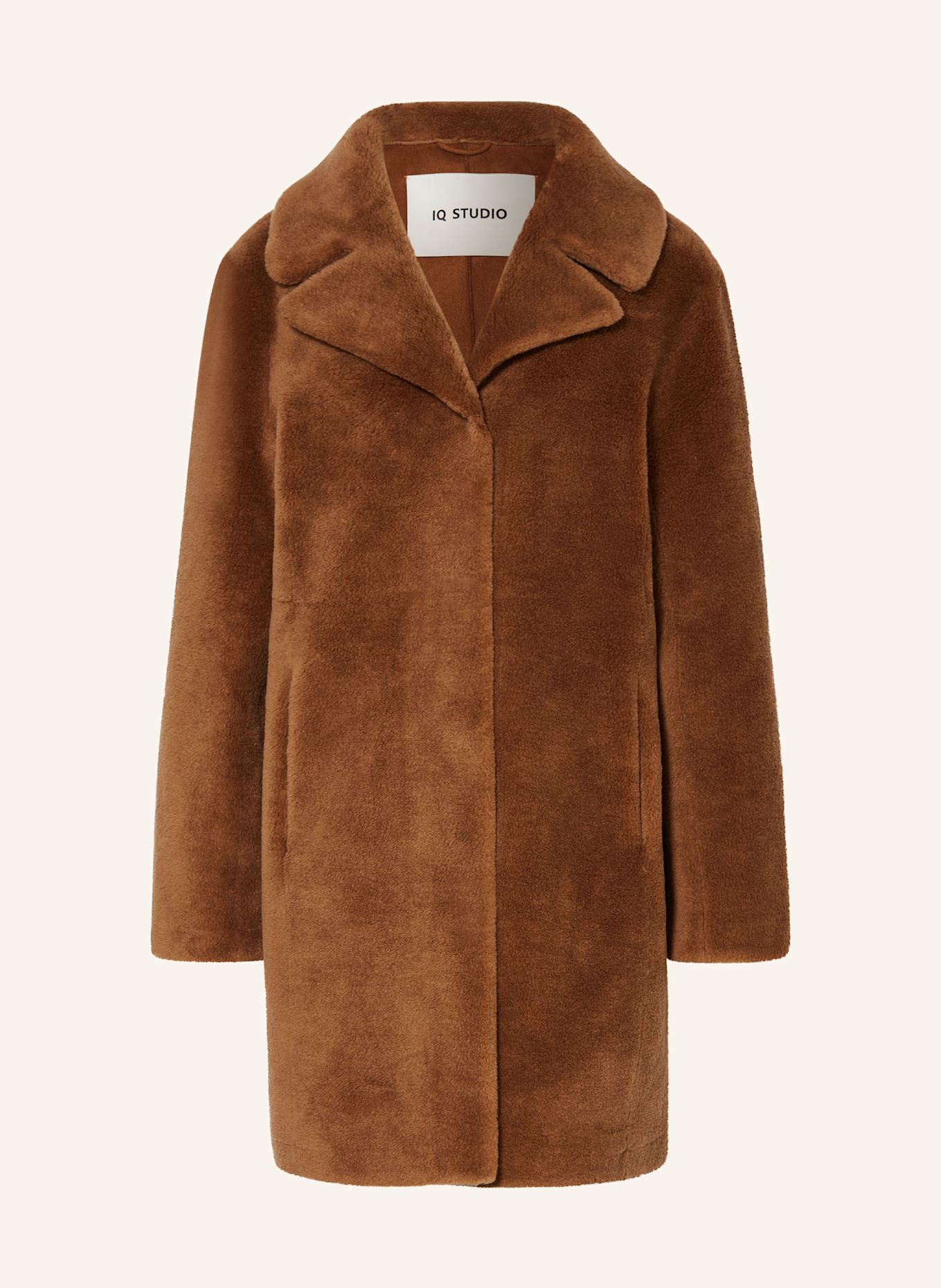 IQ STUDIO Wollmantel: BRAUN