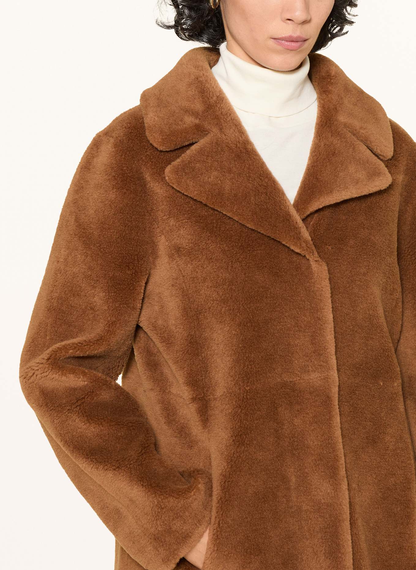 IQ STUDIO Wollmantel: BRAUN