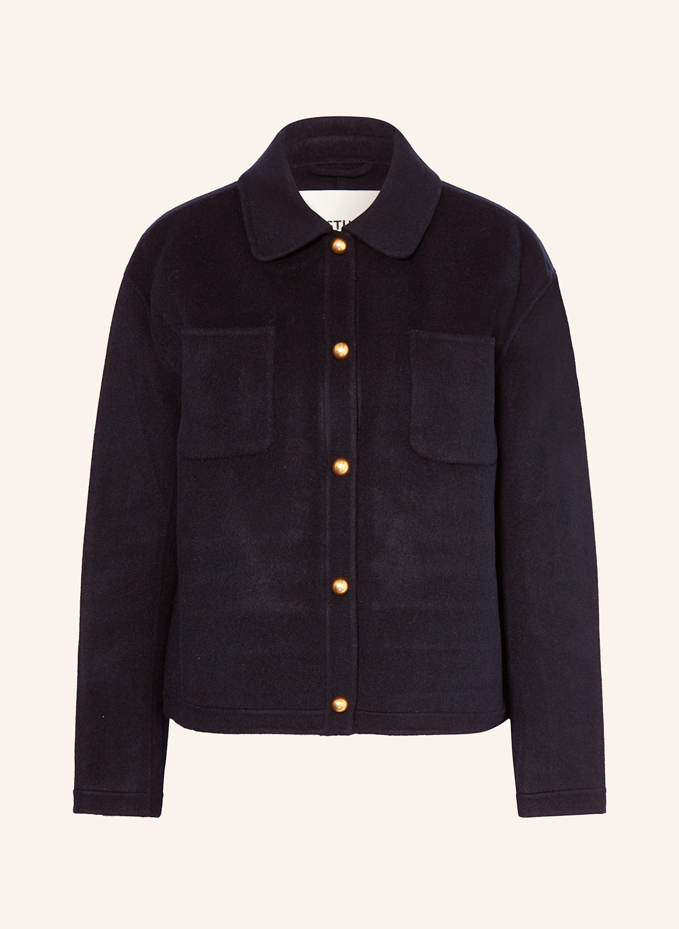 IQ STUDIO Wolljacke: DUNKELBLAU