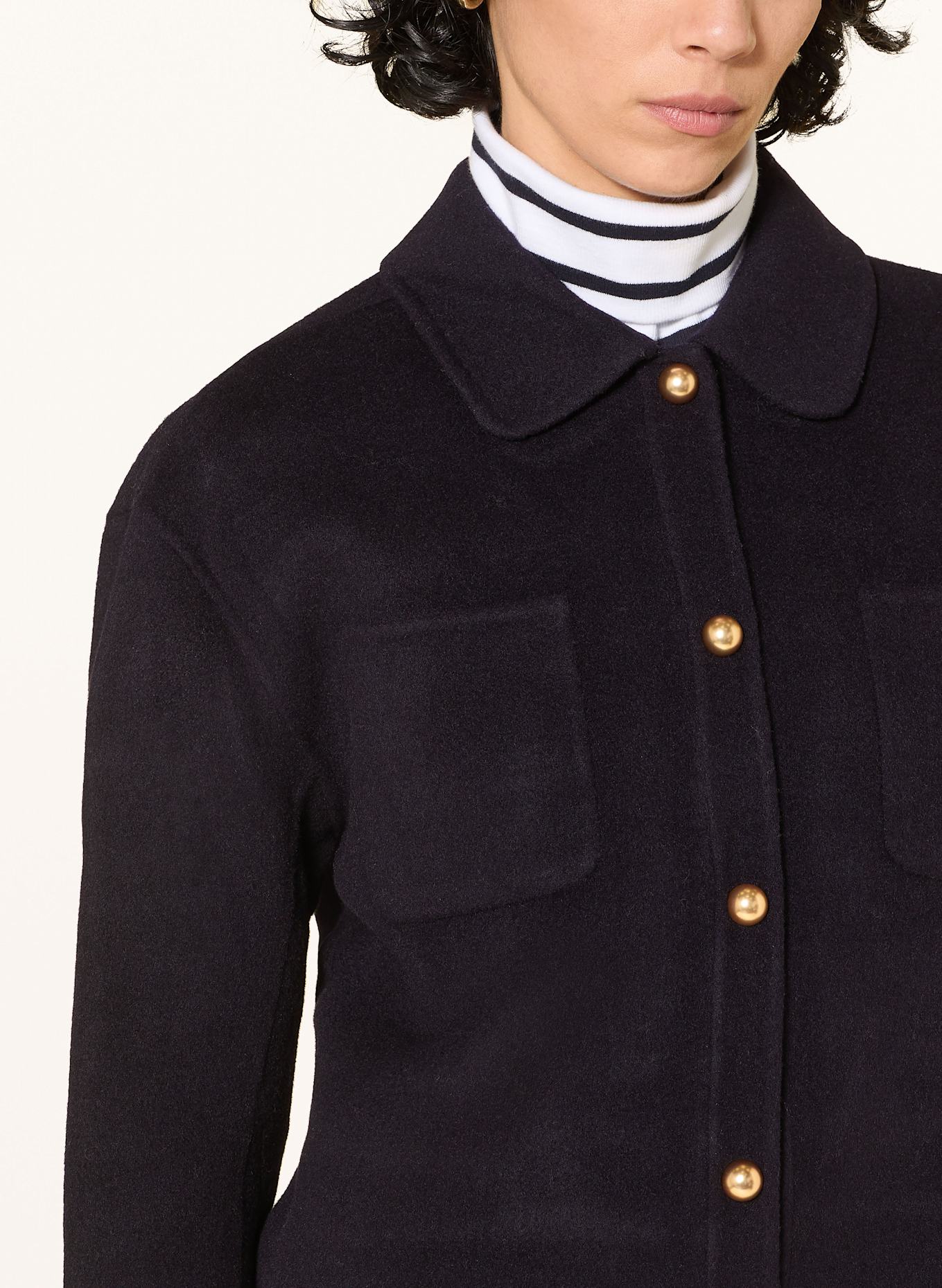 IQ STUDIO Wolljacke: DUNKELBLAU