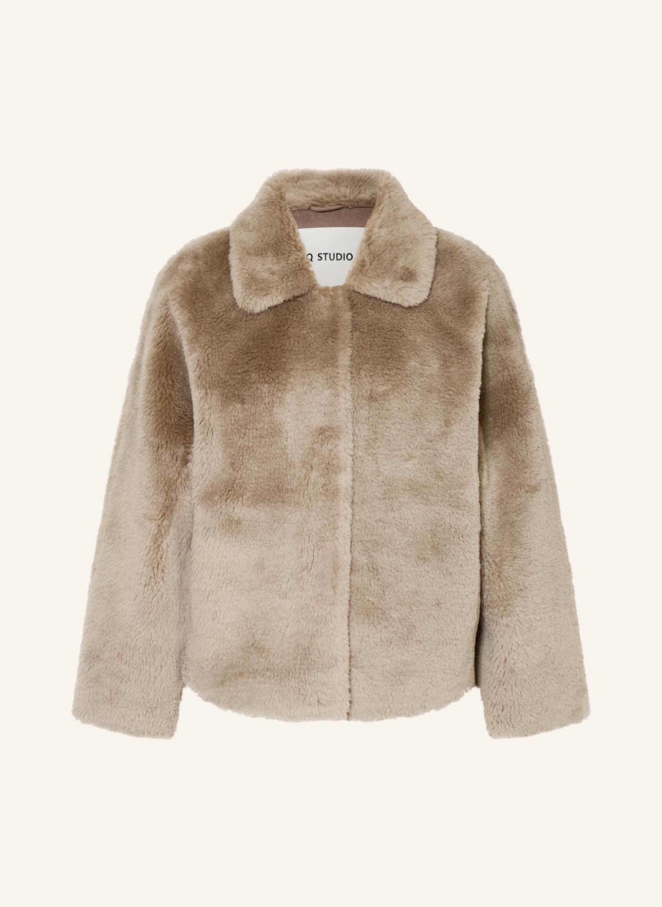 IQ STUDIO Kunstfell-Jacke: TAUPE
