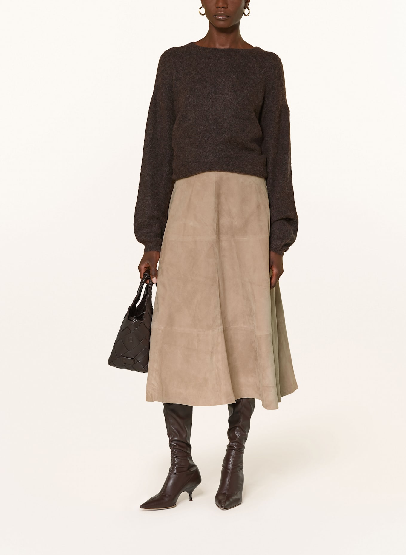 (THE MERCER) N.Y. Lederrock: TAUPE