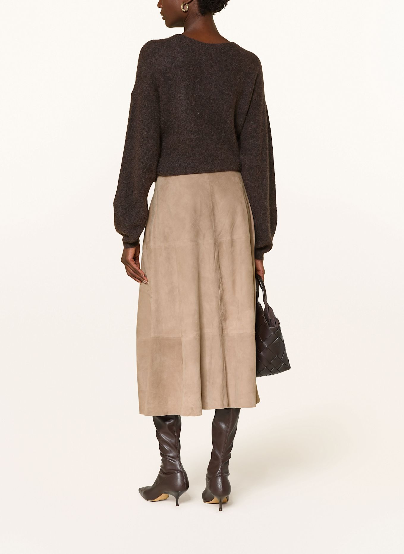 (THE MERCER) N.Y. Lederrock: TAUPE